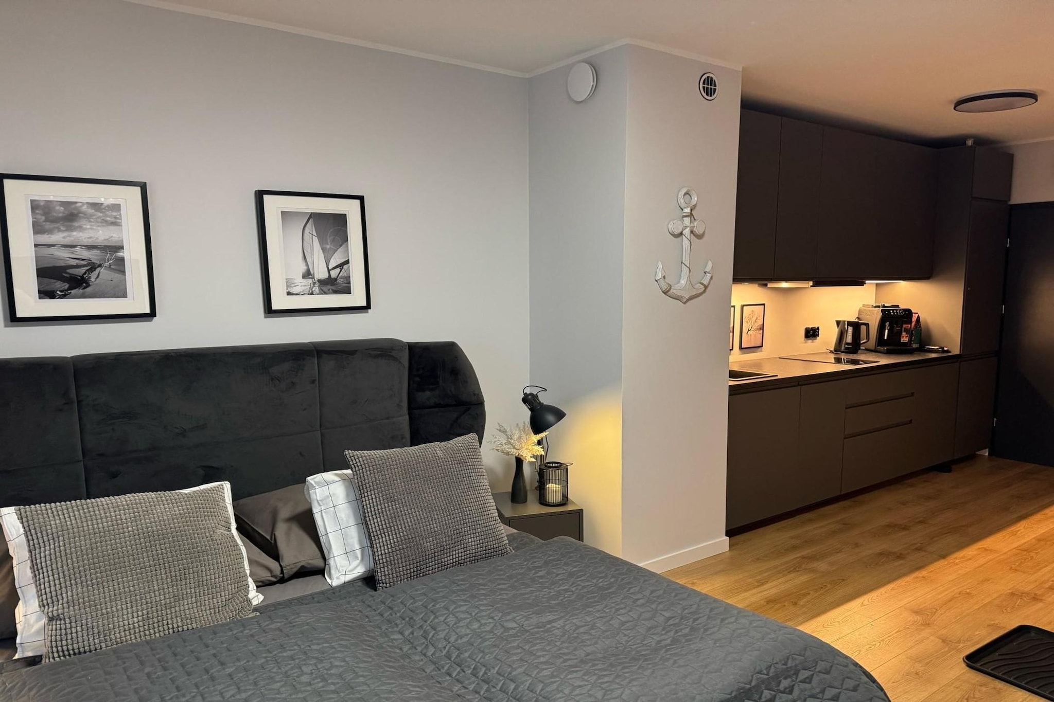 Apartament Spadochroniarzy Polskich 8b/12 Dziwnów - Slaapkamer