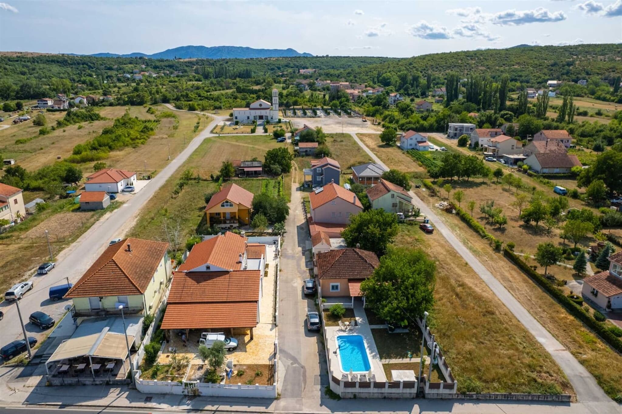 Villa Josefina-Gebieden zomer 1km