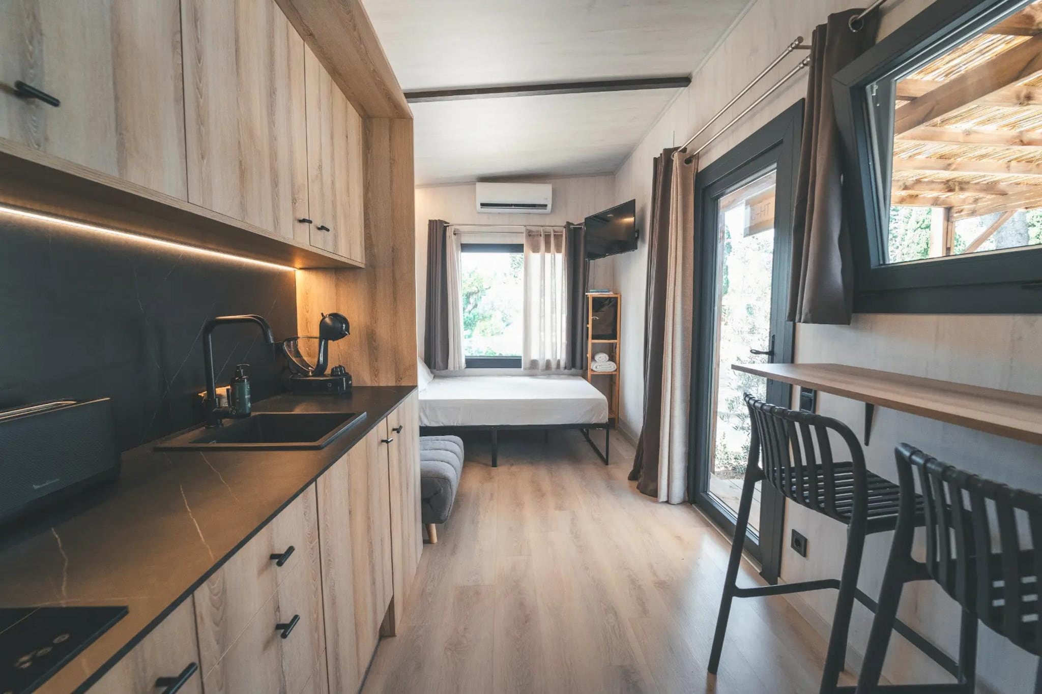 HOLA CAMP SANT SALVADOR-Tiny House-Keuken