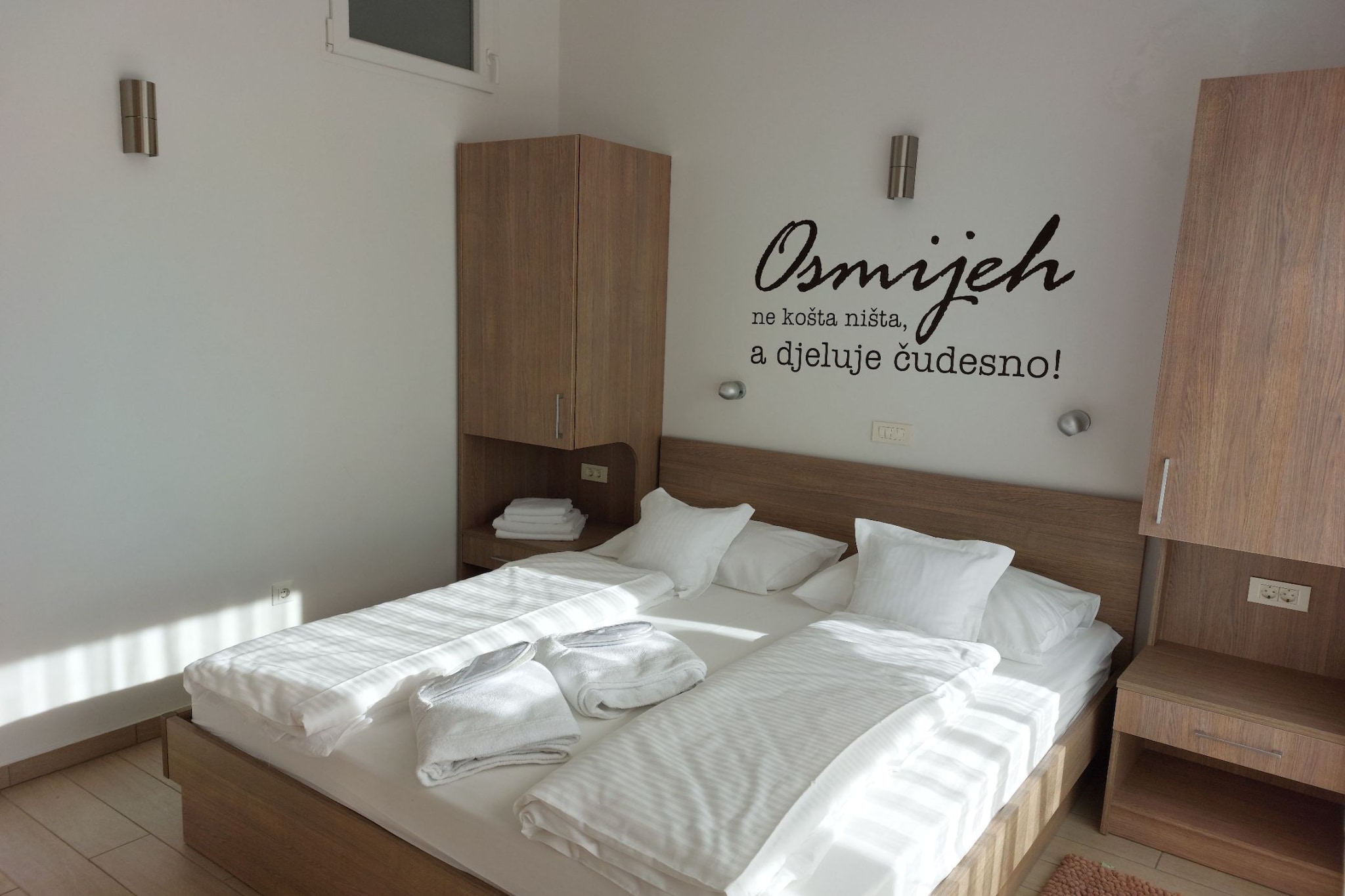 Villa Nižić Makarska -Two Bedroom Apartment With Terrace And Hot Tub (Lux F) - Slaapkamer