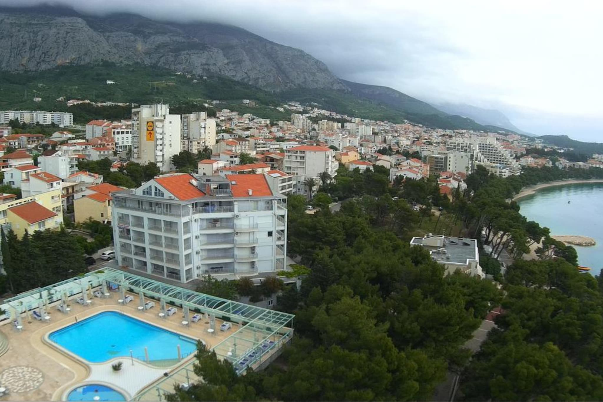 Villa Nižić Makarska - One Bedroom Apartment With Balcony (G) - Buitenlucht