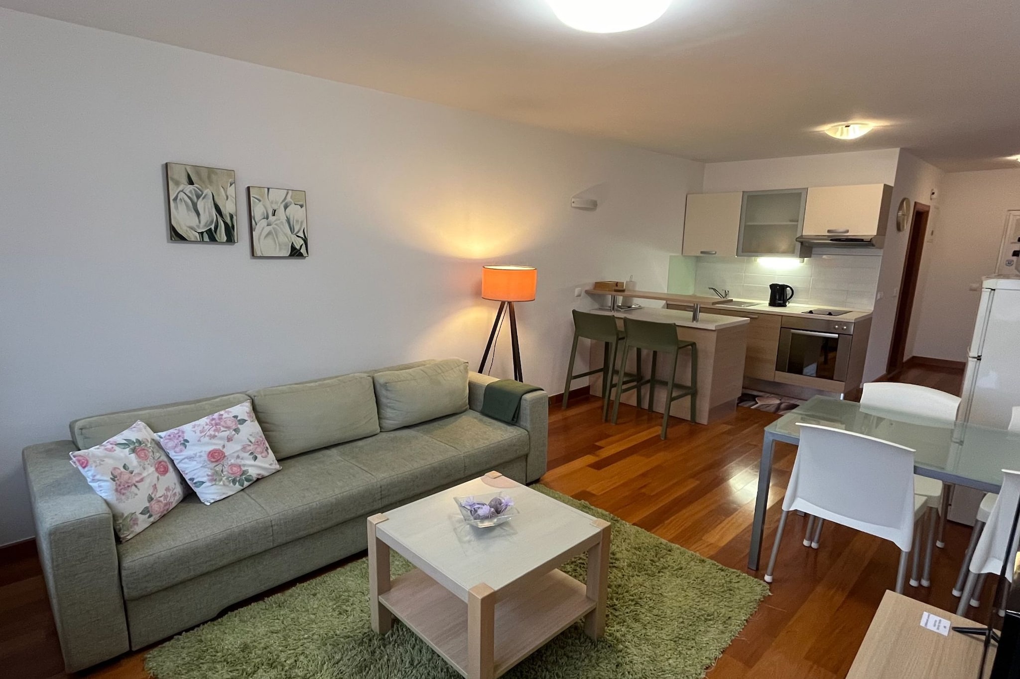 Villa Nižić Makarska - One Bedroom Apartment With Balcony (G) - Woonkamer