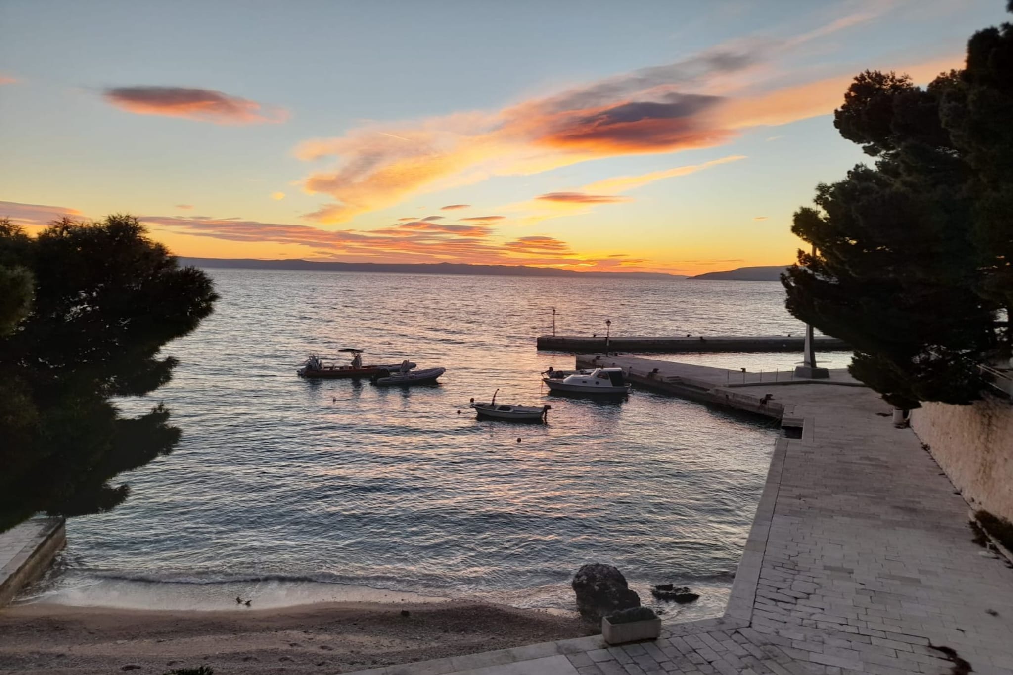 Villa Nižić Makarska - One Bedroom Apartment With Balcony (G)