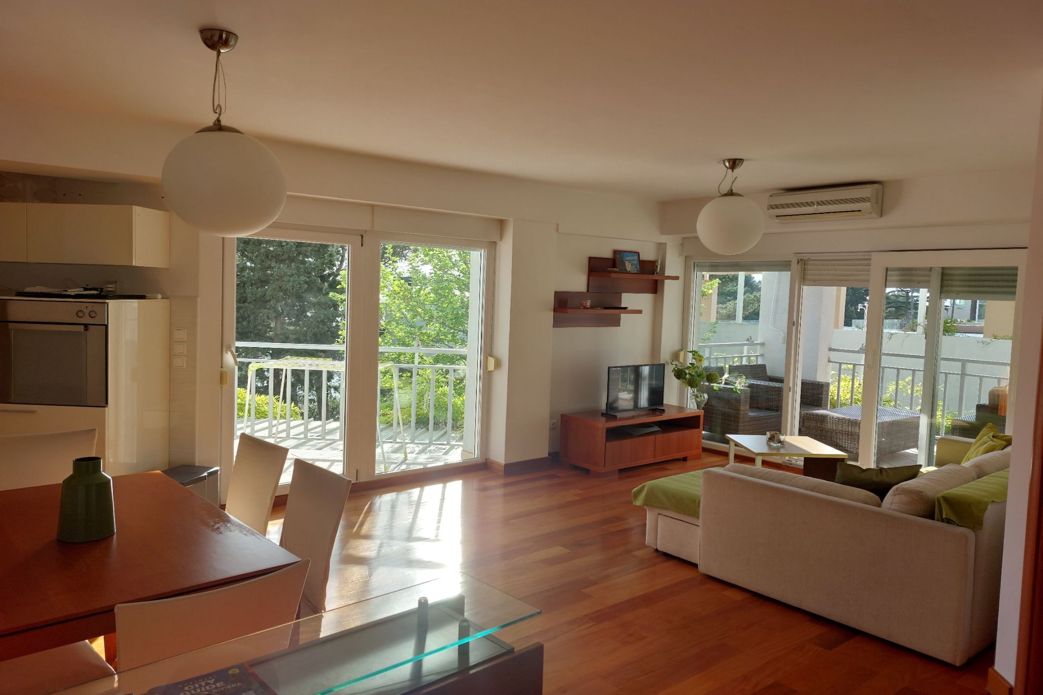 Villa Nižić Makarska - One Bedroom Apartment With Balcony (Marina) - Woonkamer