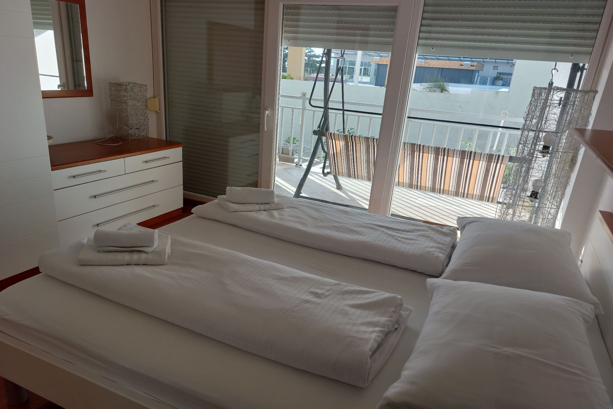 Villa Nižić Makarska - One Bedroom Apartment With Balcony (Marina) - Slaapkamer