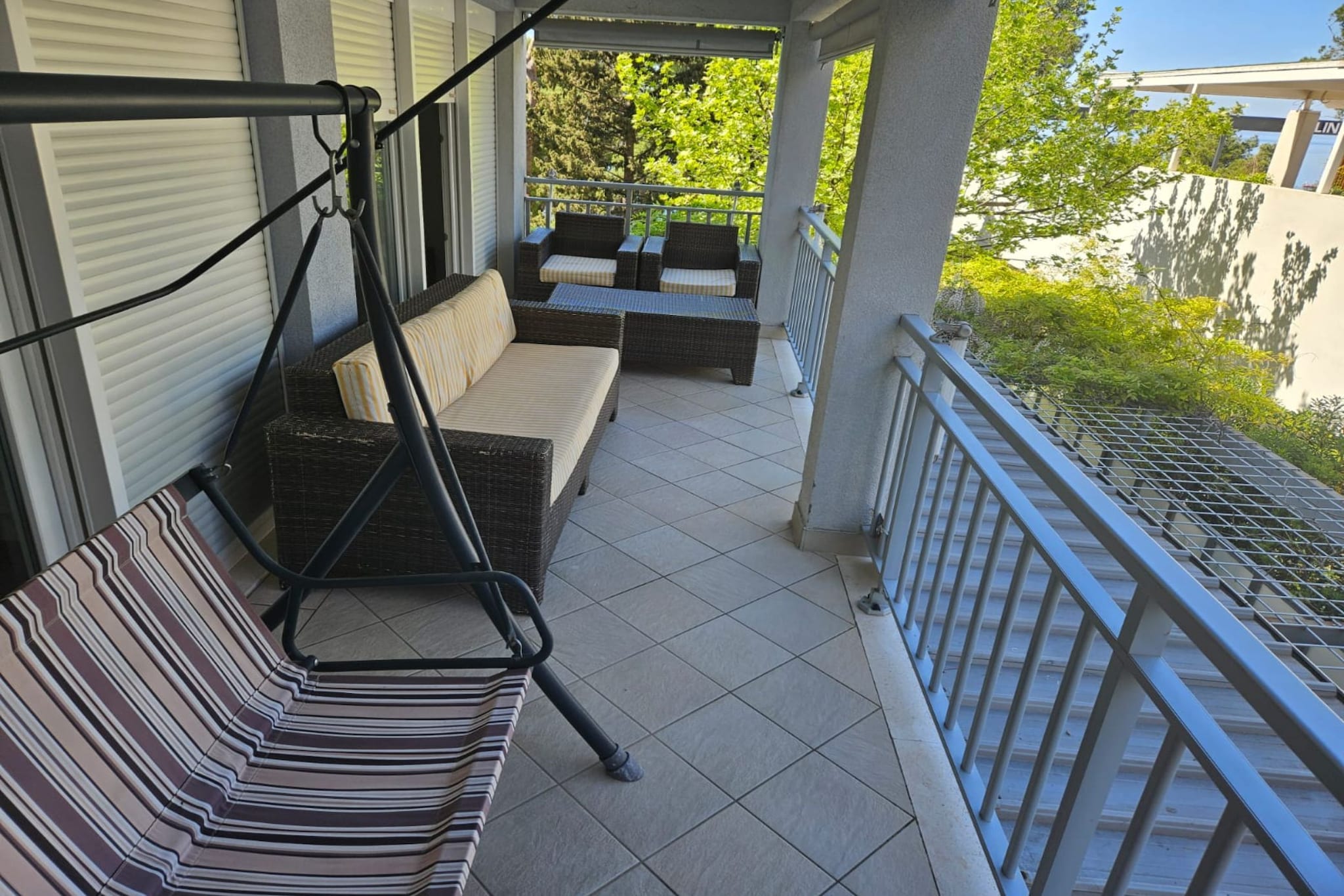 Villa Nižić Makarska - One Bedroom Apartment With Balcony (Marina) - Terrasbalkon
