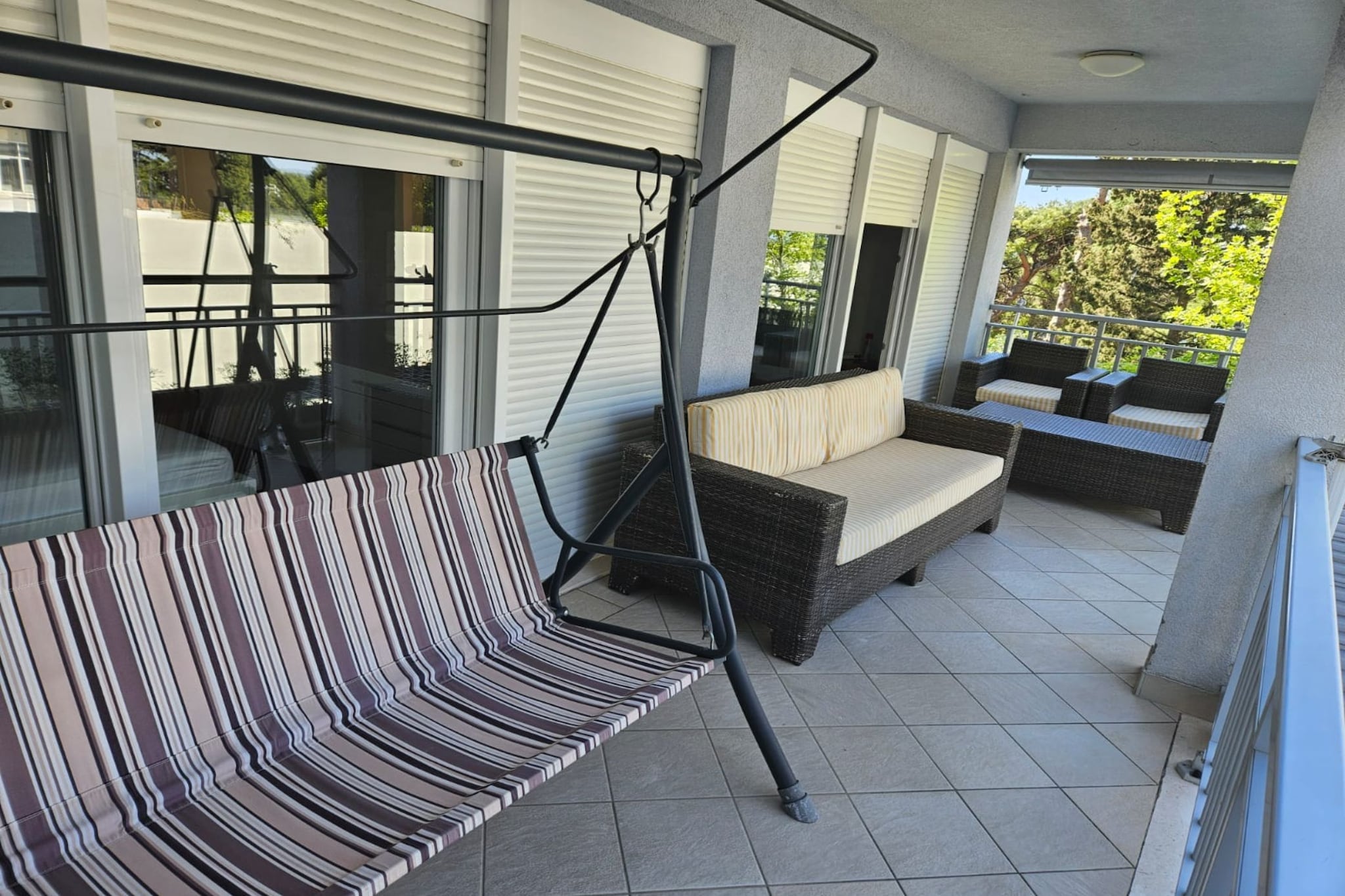 Villa Nižić Makarska - One Bedroom Apartment With Balcony (Marina) - Terrasbalkon