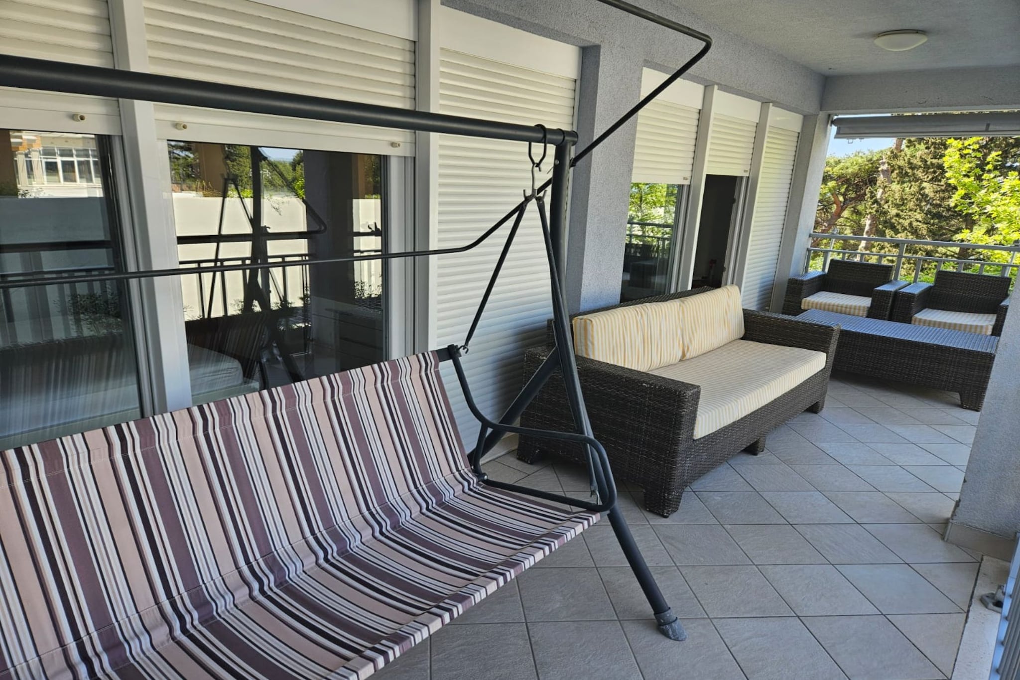 Villa Nižić Makarska - One Bedroom Apartment With Balcony (Marina) - Terrasbalkon