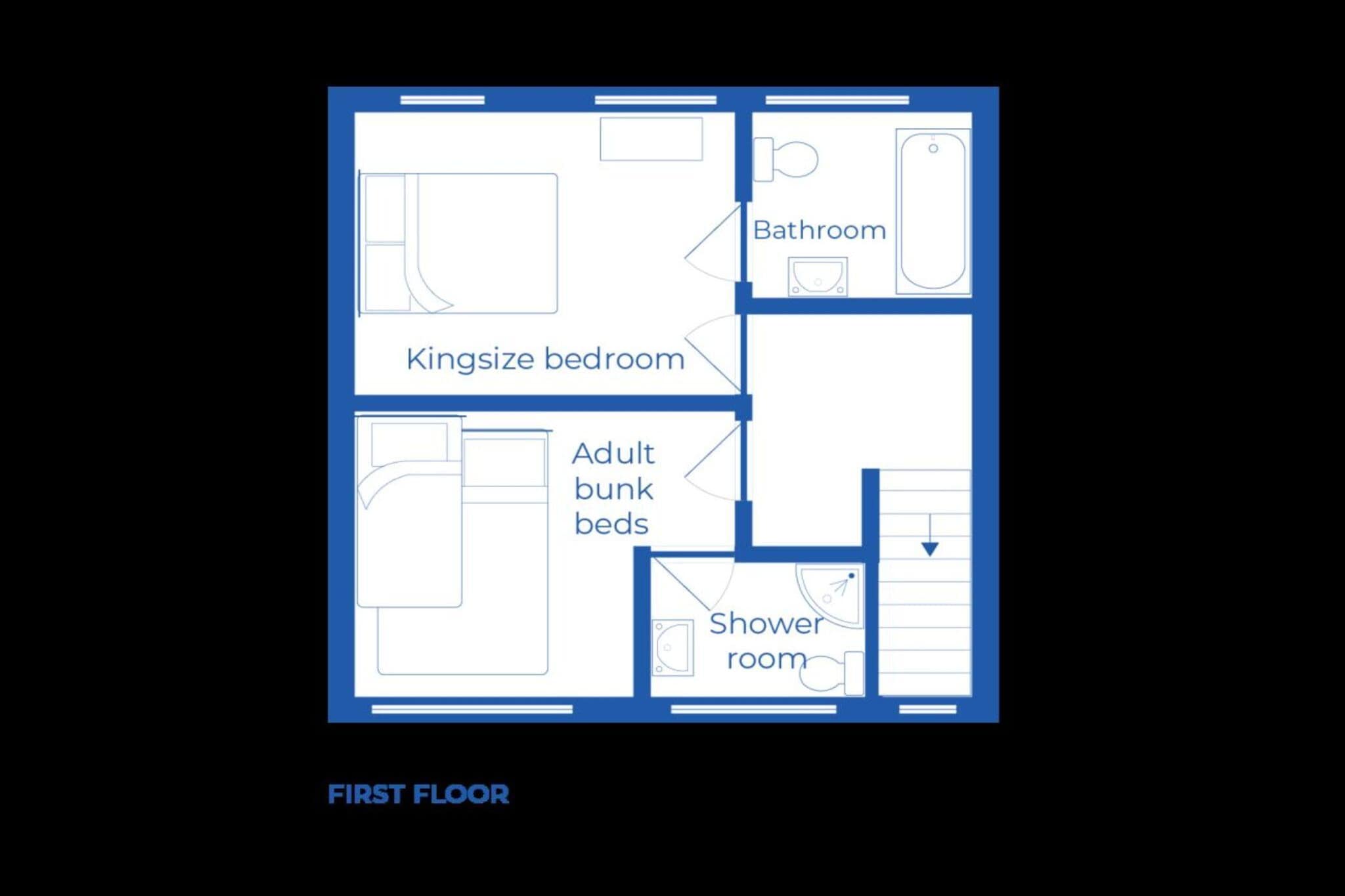 Lime Cottage, Great Houndbeare Farm - Floor plan