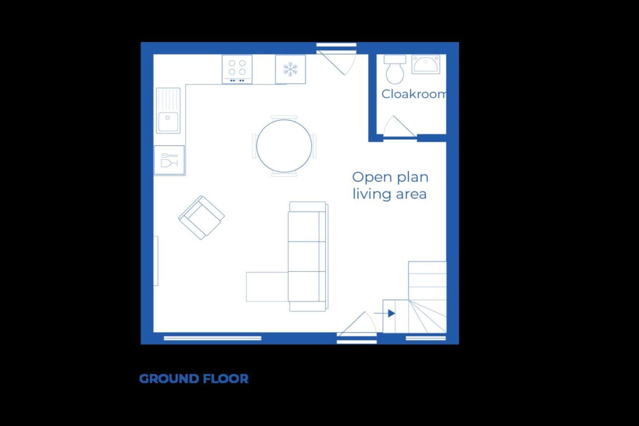 Lime Cottage, Great Houndbeare Farm - Floor plan