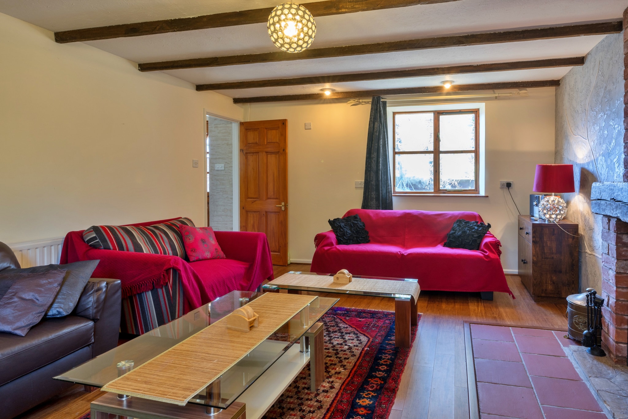 Mill Cottage, Great Houndbeare Farm - Living room