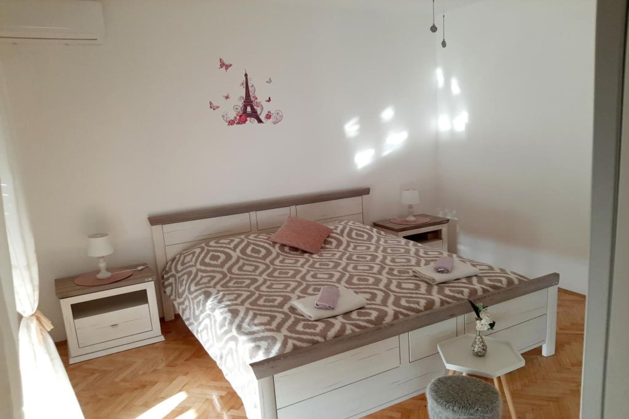 Apartments Tomislav - Superior Two Bedroom Apartment with Terrace and Sea View - Slaapkamer