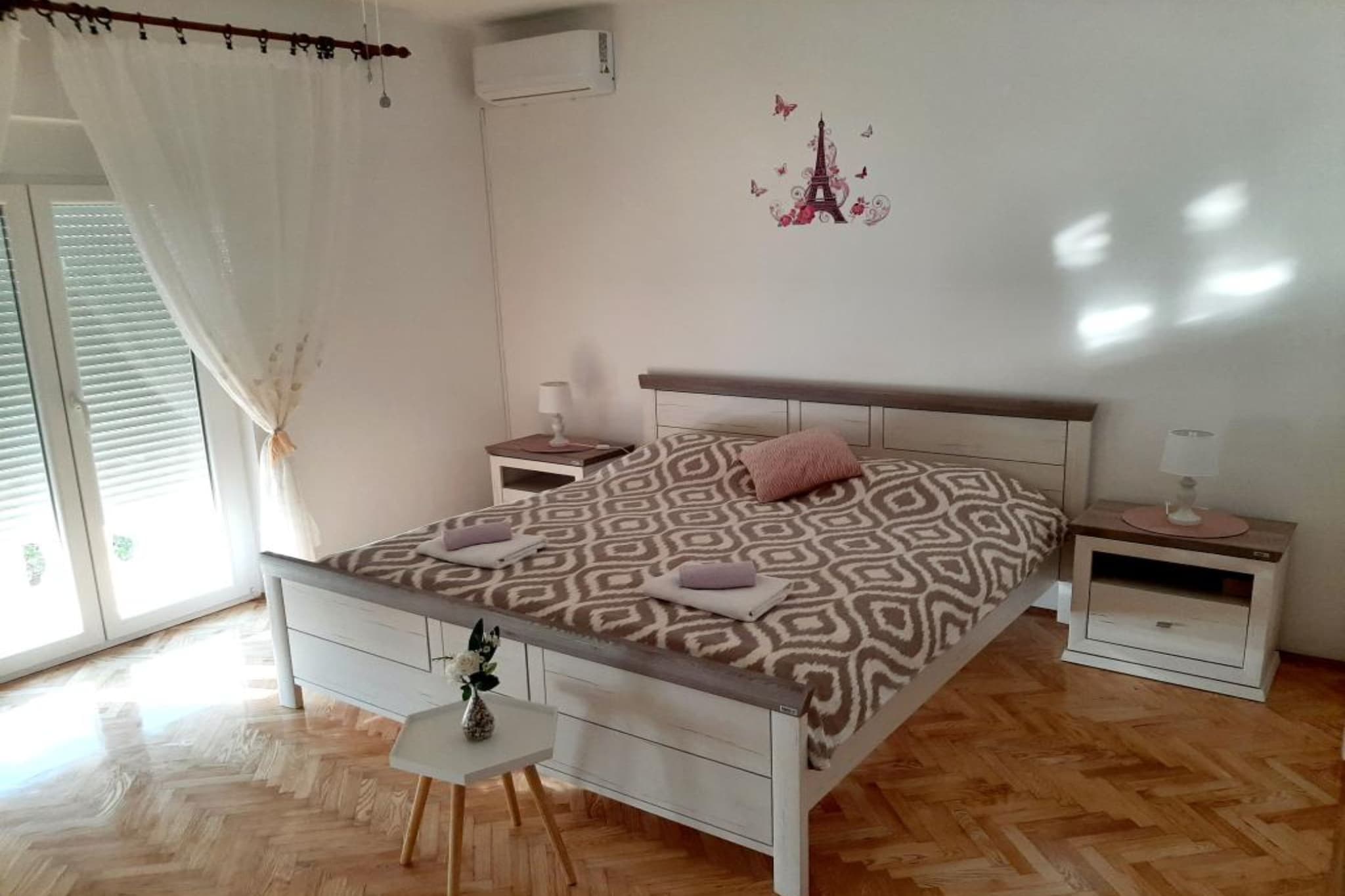 Apartments Tomislav - Superior Two Bedroom Apartment with Terrace and Sea View - Slaapkamer