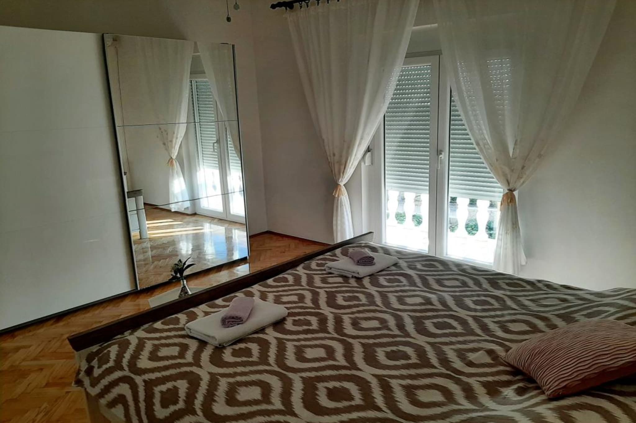 Apartments Tomislav - Superior Two Bedroom Apartment with Terrace and Sea View - Slaapkamer