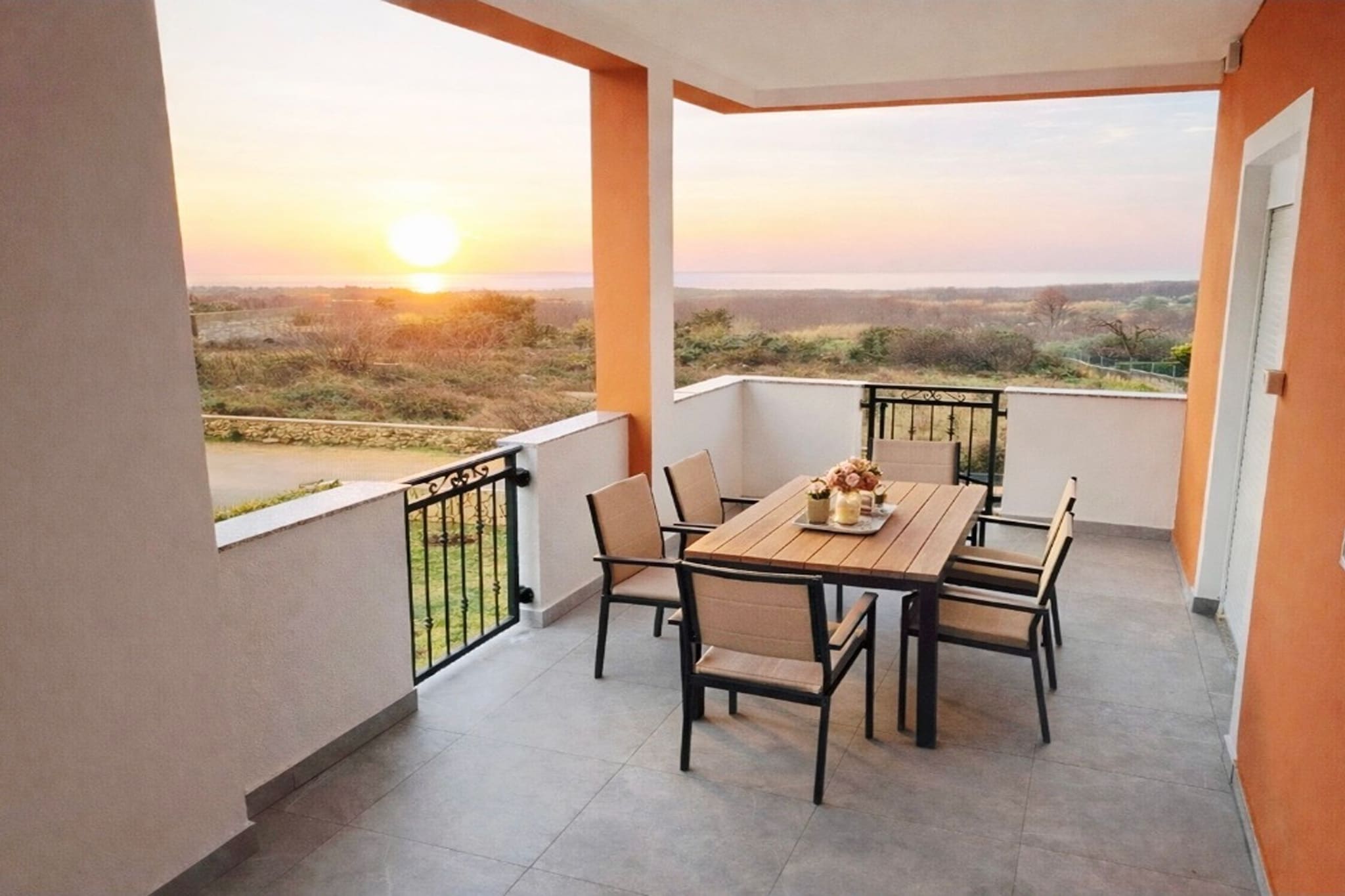 Apartments Tomislav - Superior Two Bedroom Apartment with Terrace and Sea View - Terras