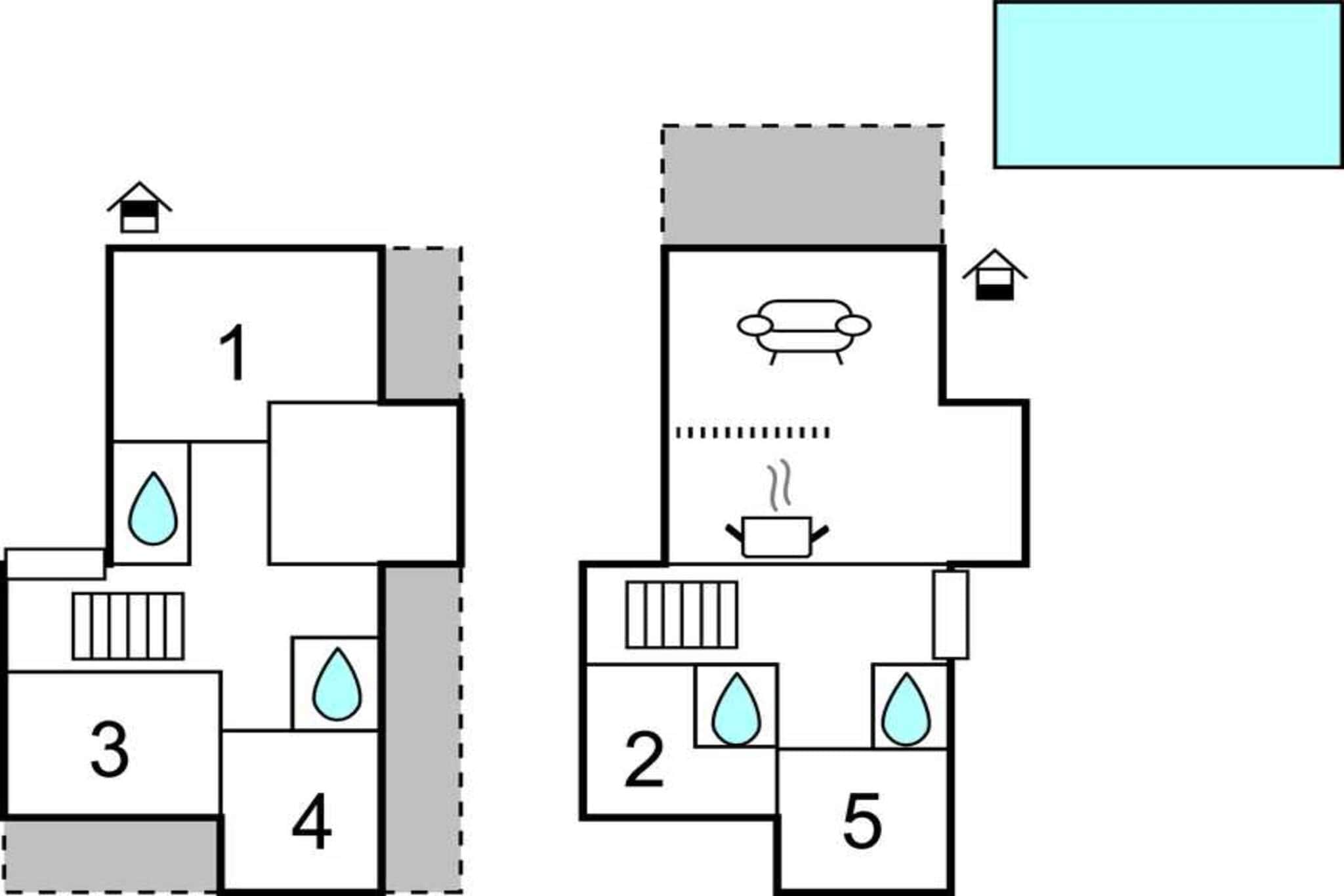 Villa Vinis Terra-Plattegrond