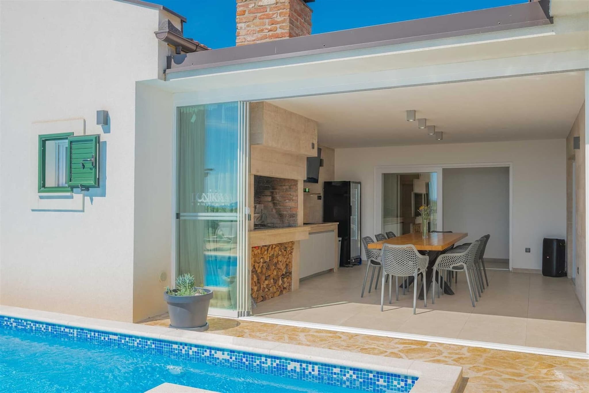 Villa Unika-Terrasse / balcon