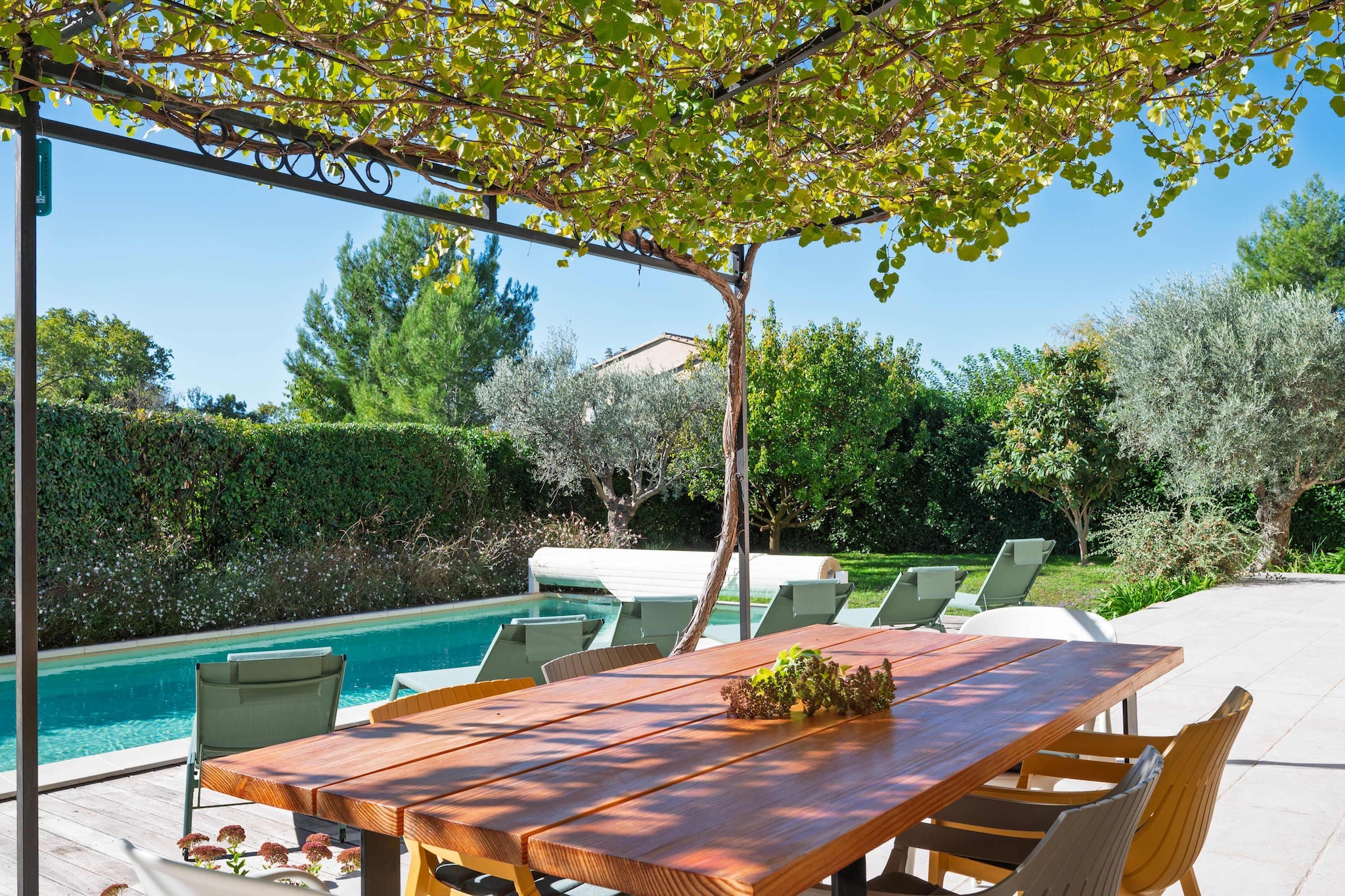 Mas Hortense-Terrasse/Balkon