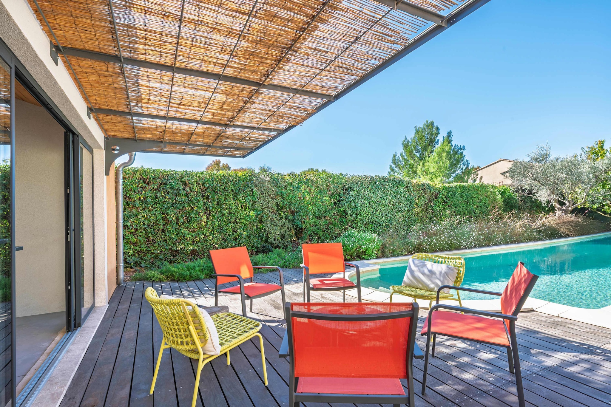 Mas Hortense-Terrasse/Balkon