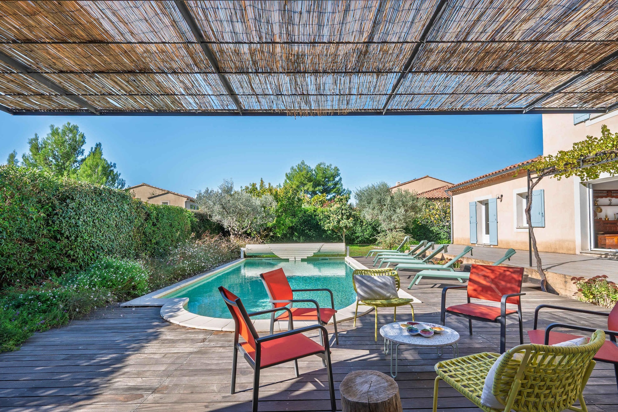 Mas Hortense-Terrasse/Balkon