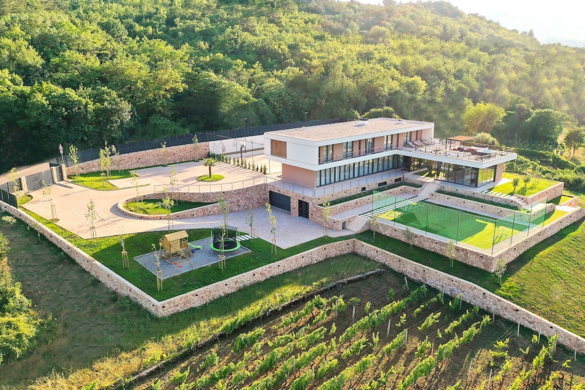 Villa Excelsior-Buitenkant zomer