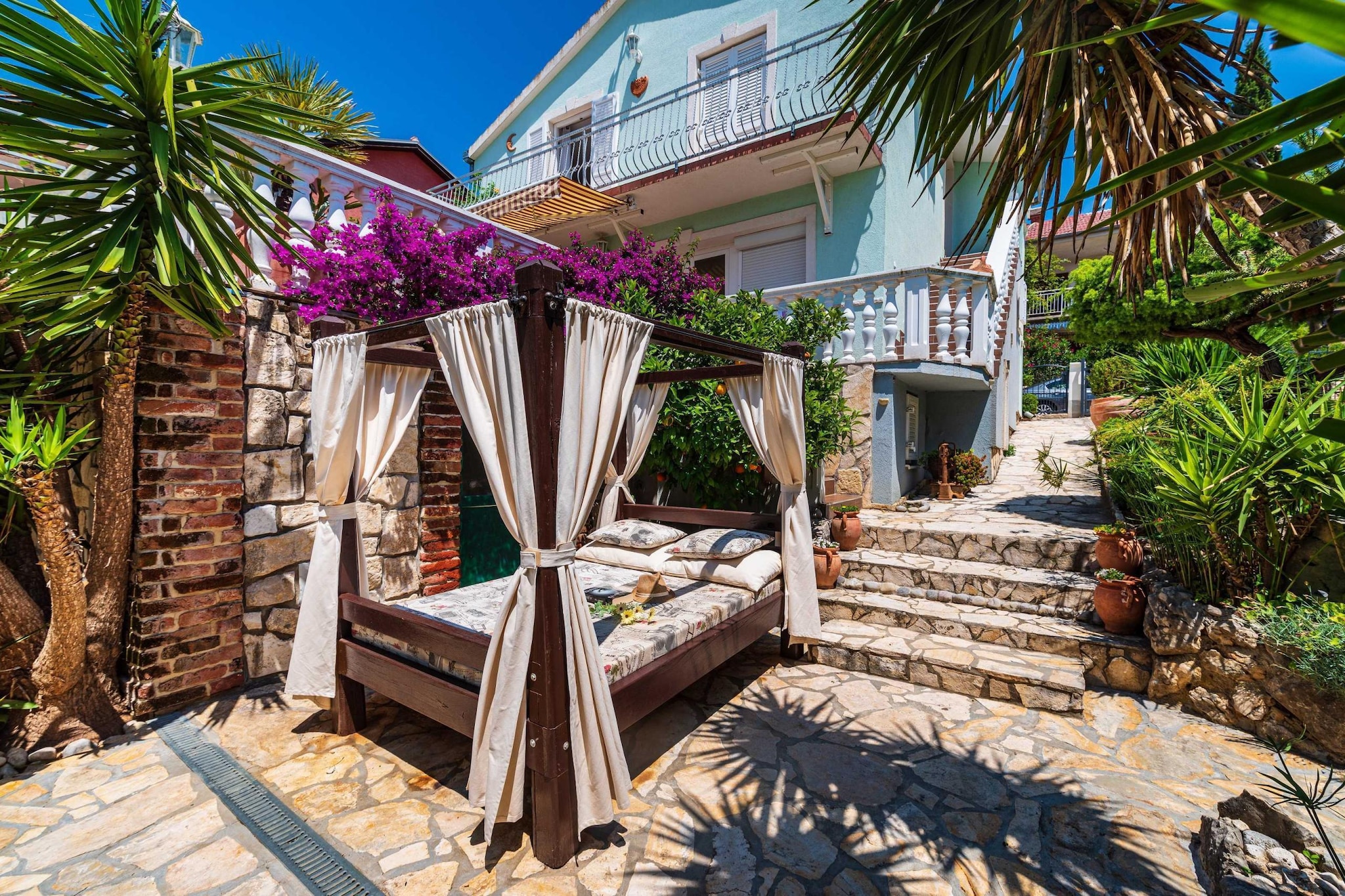 Sea view Villa Danica-Terrasbalkon