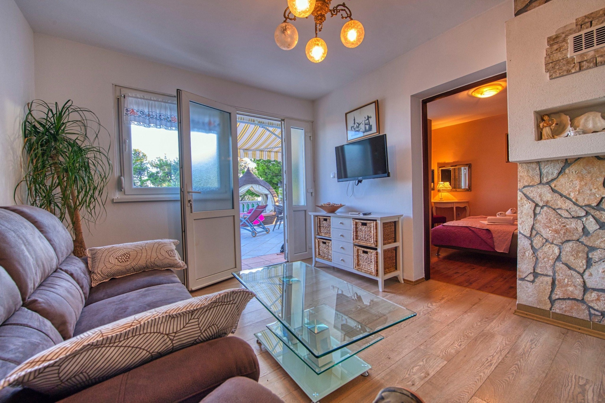 Sea view Villa Danica-Woonkamer