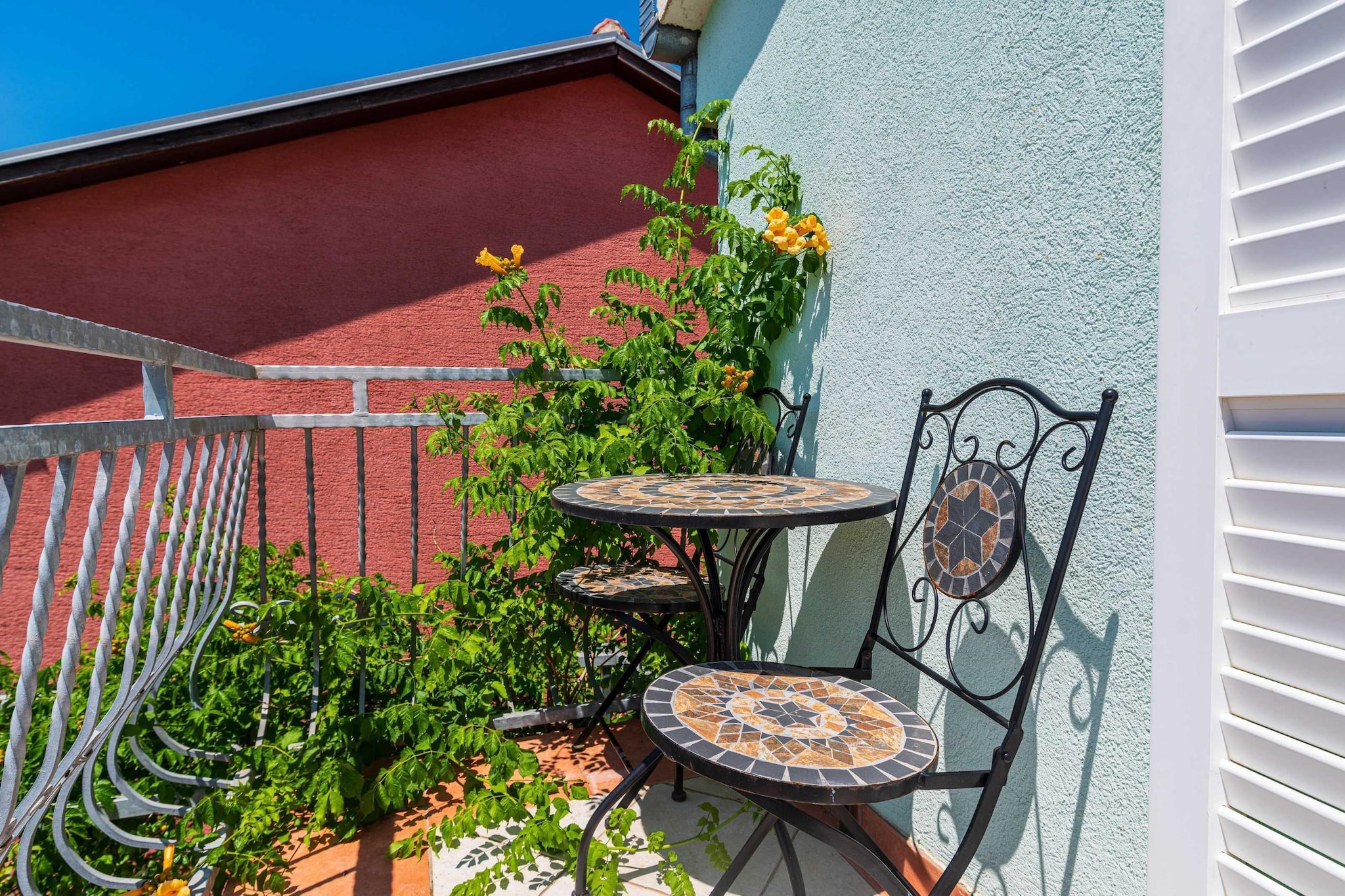 Sea view Villa Danica-Terrasbalkon