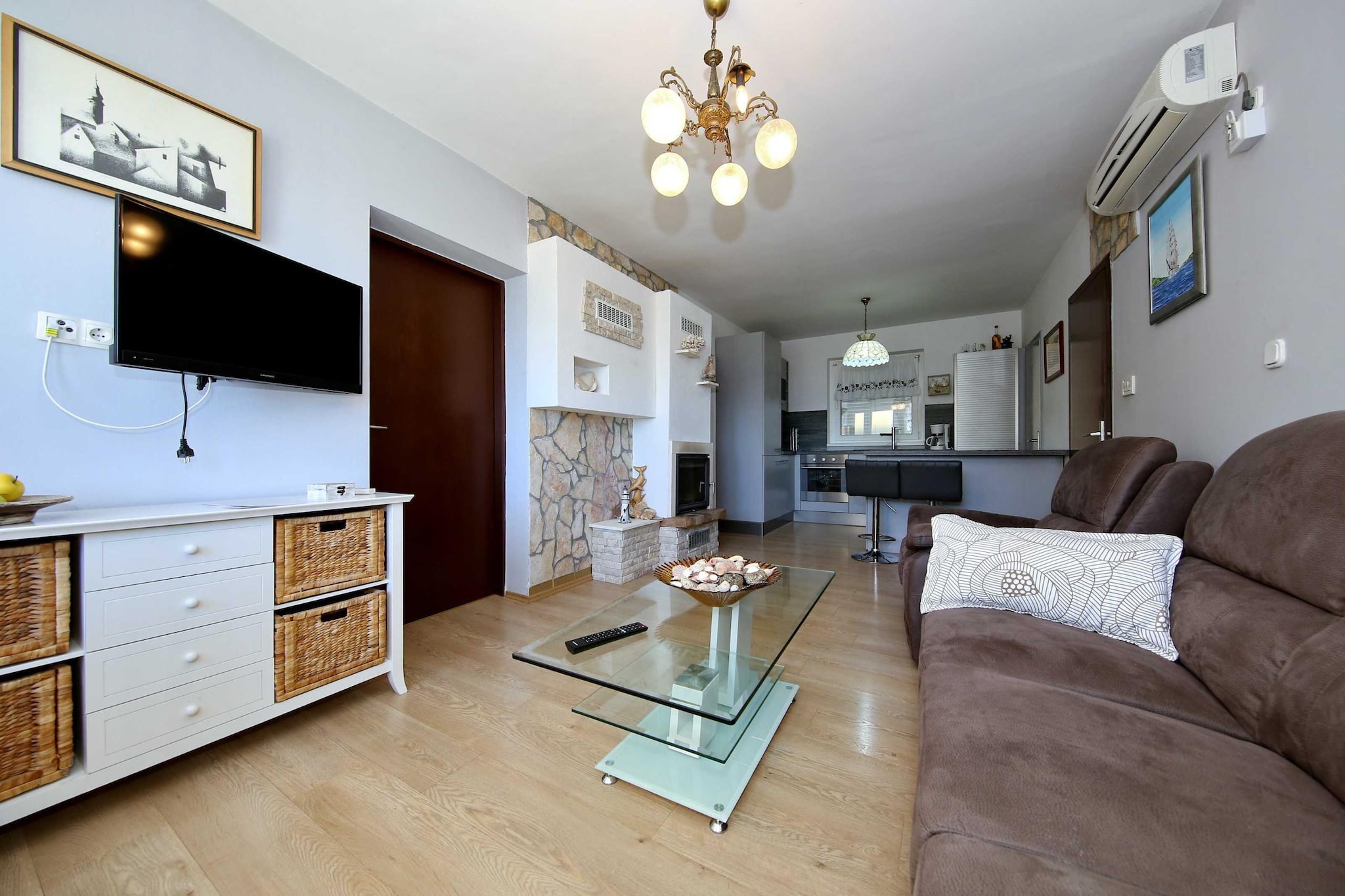 Sea view Villa Danica-Woonkamer