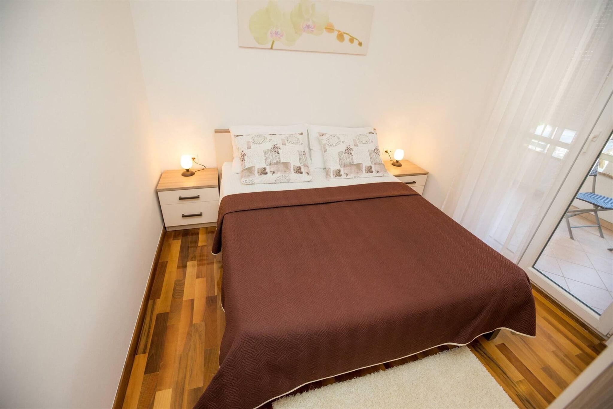 Apartment ViGo with private pool-Slaapkamer