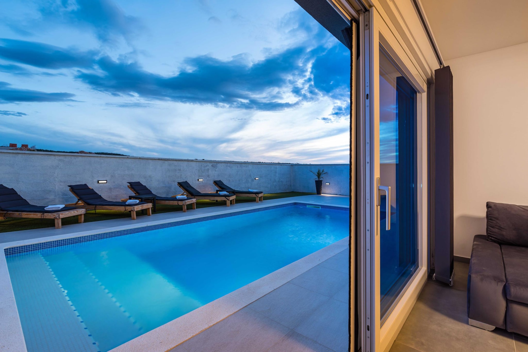 Sea view Villa Punta-Schwimmbad