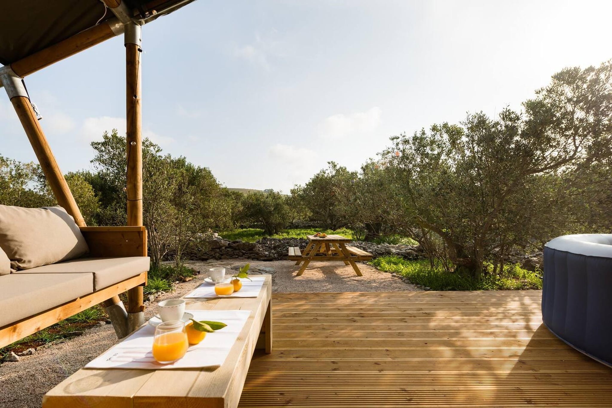 Adriatic Heritage Glamping No 1-Terrasse/Balkon