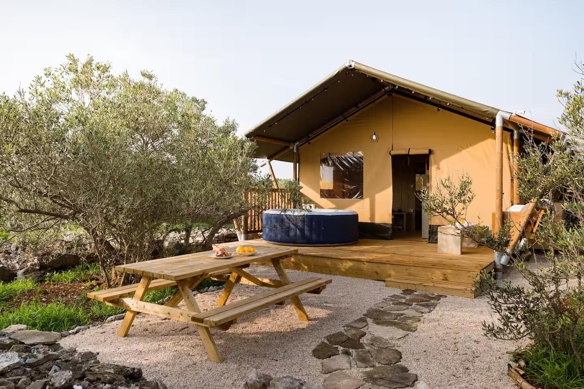 Adriatic Heritage Glamping No 1-Außenbereich Sommer