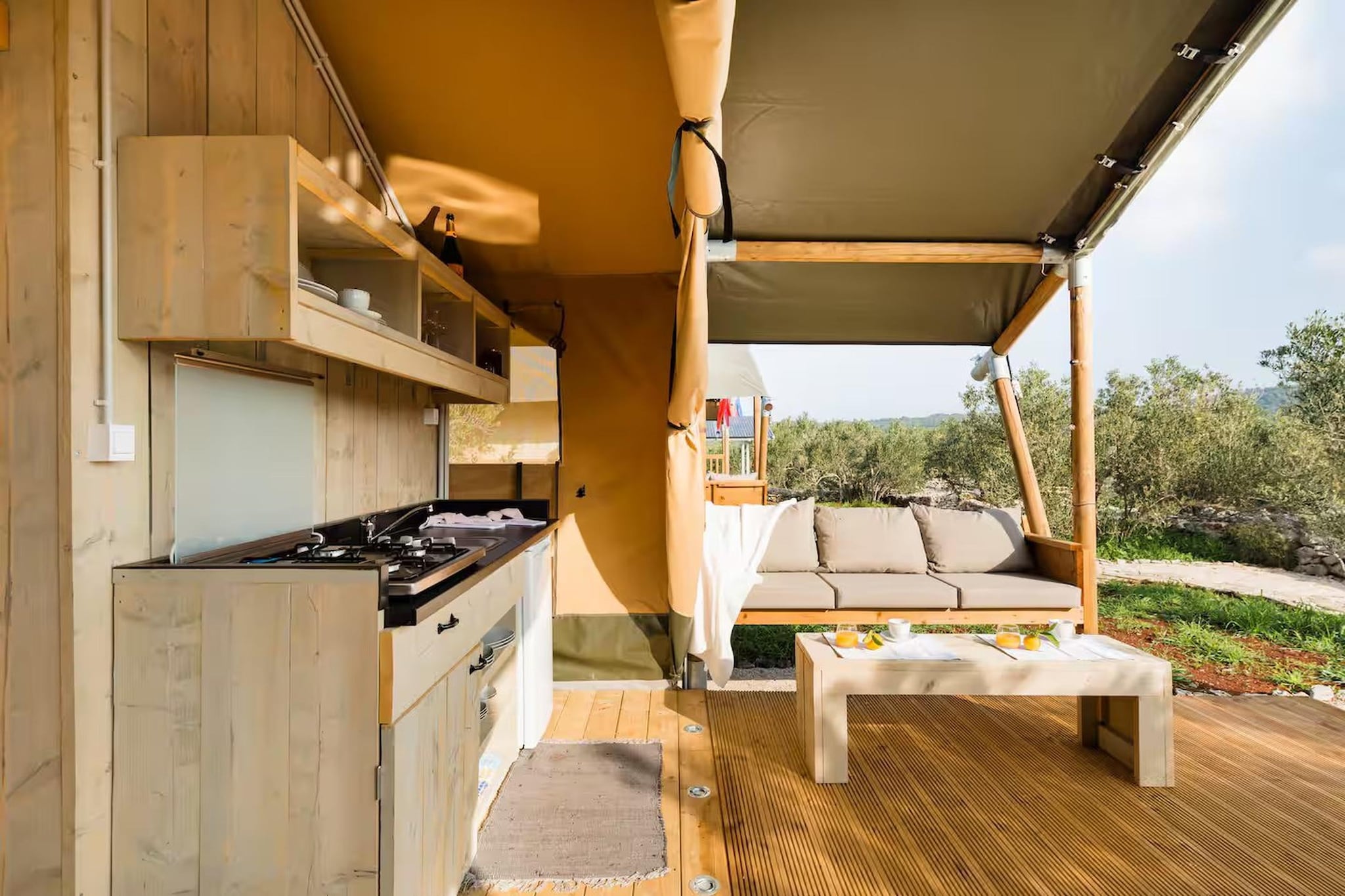 Adriatic Heritage Glamping No 1-Küche