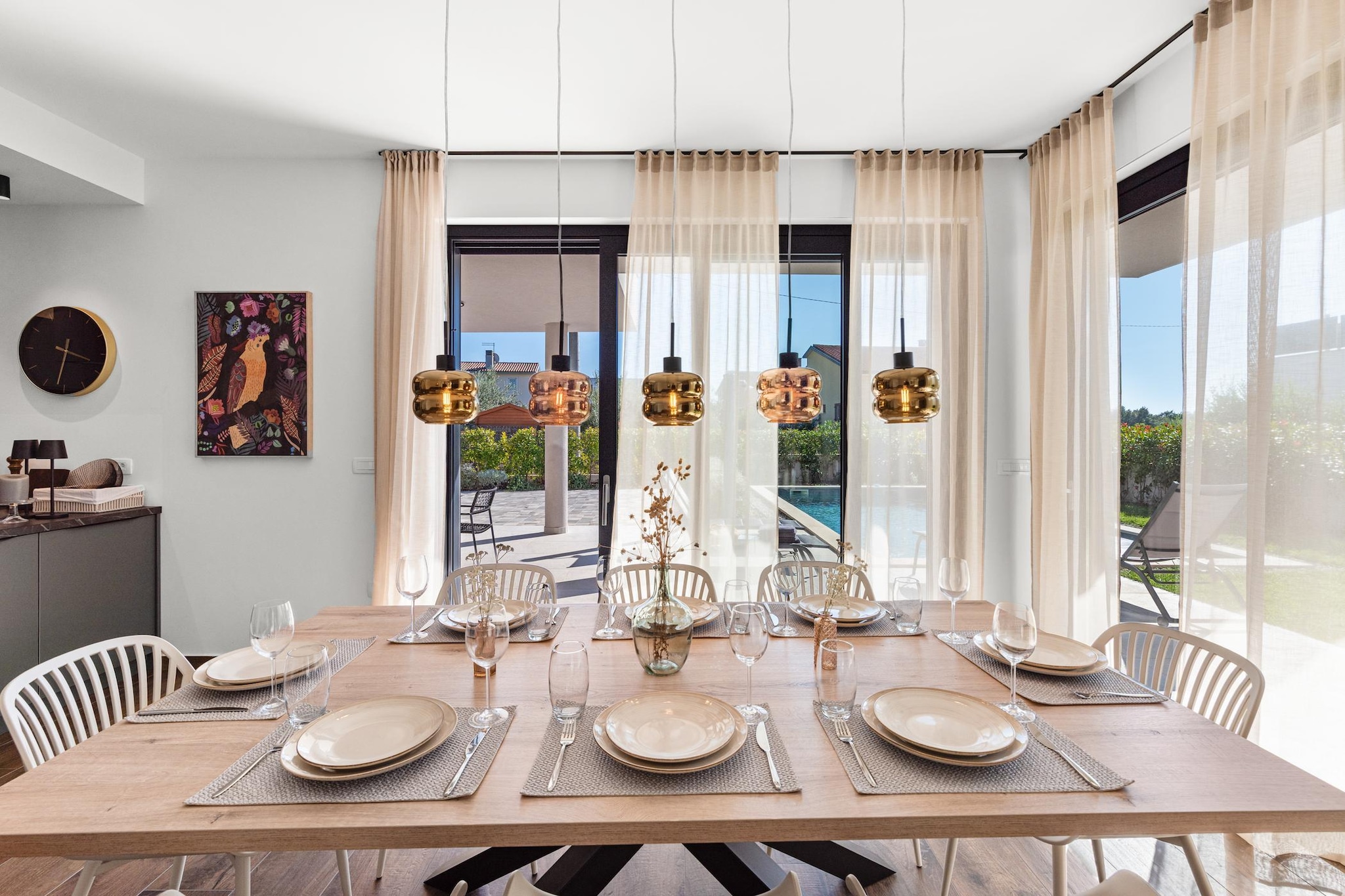 Villa Ava Rossa-Eetkamer