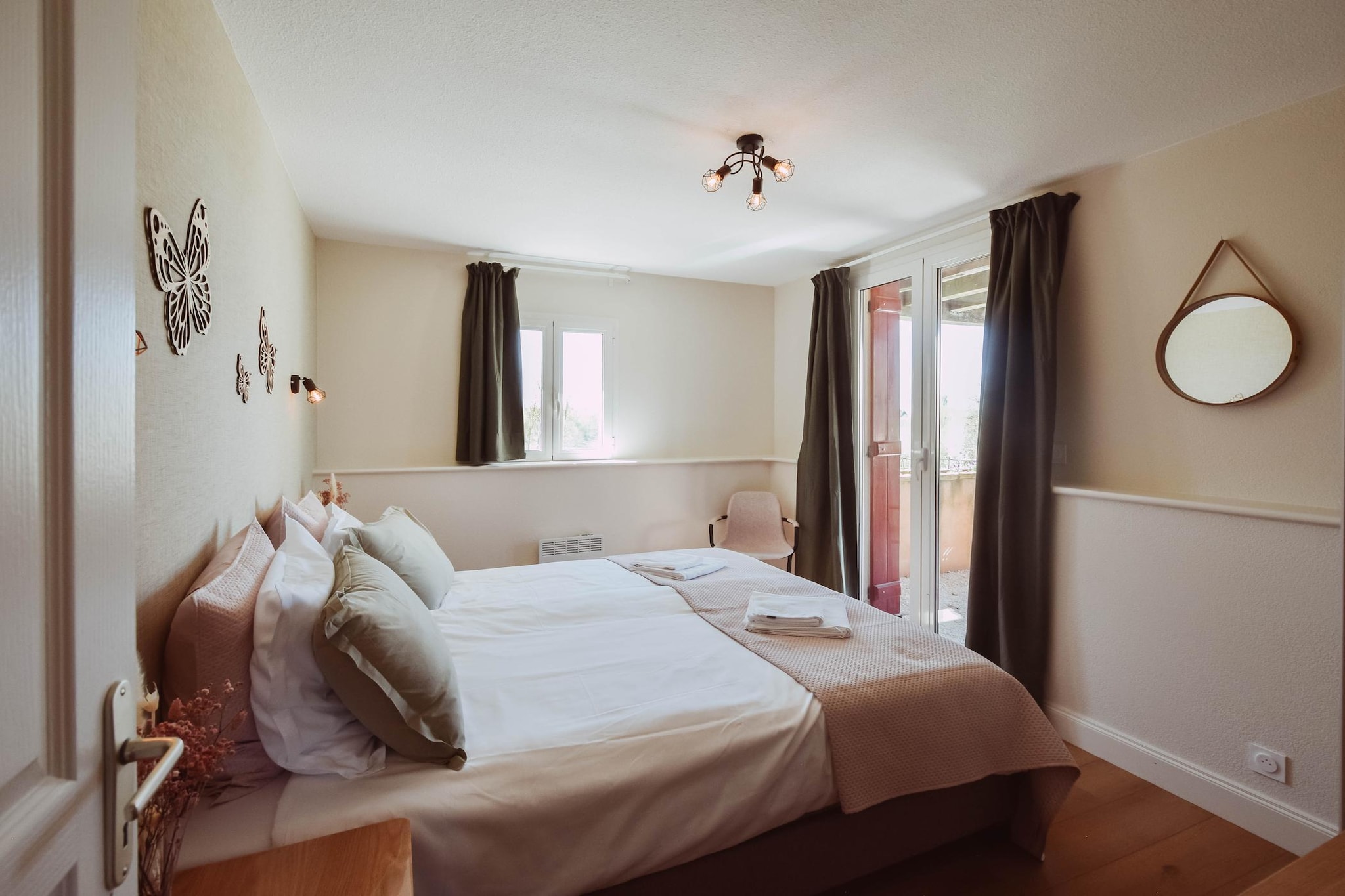 Pavillon le Papillon-Slaapkamer