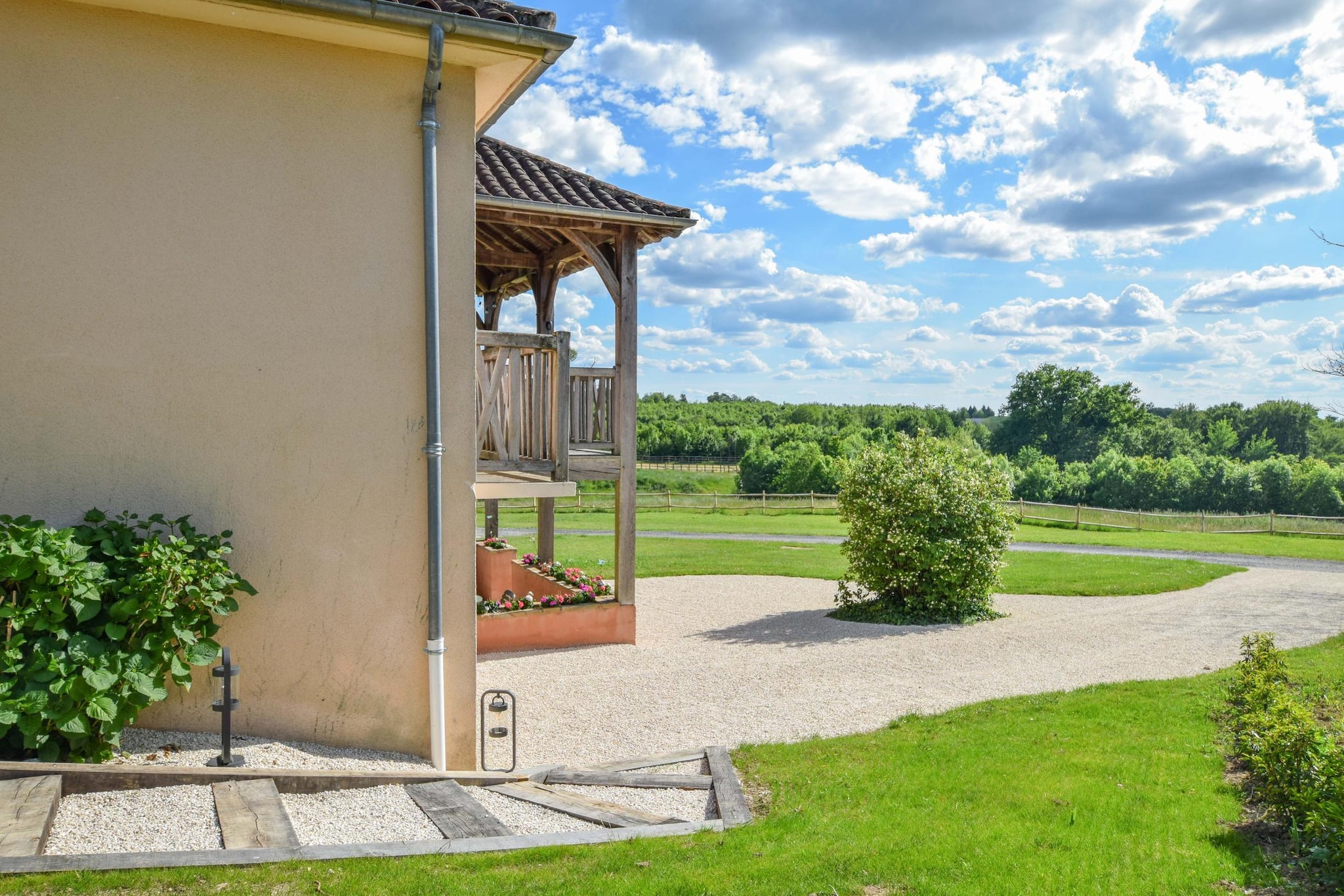 Pavillon le Papillon-Tuinen zomer