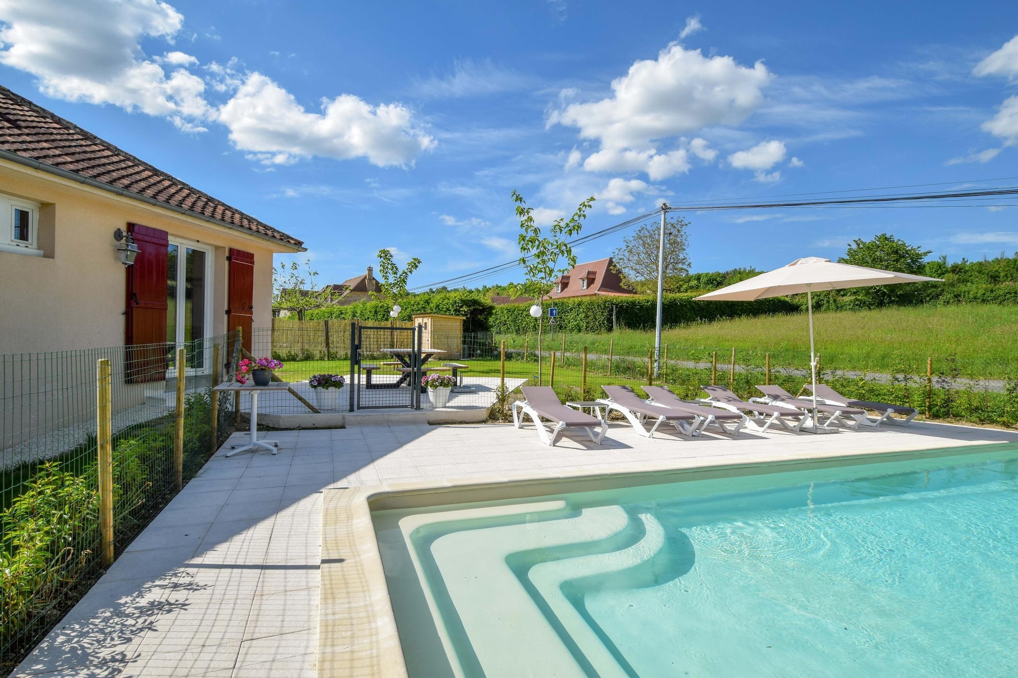 Pavillon le Papillon-Zwembad