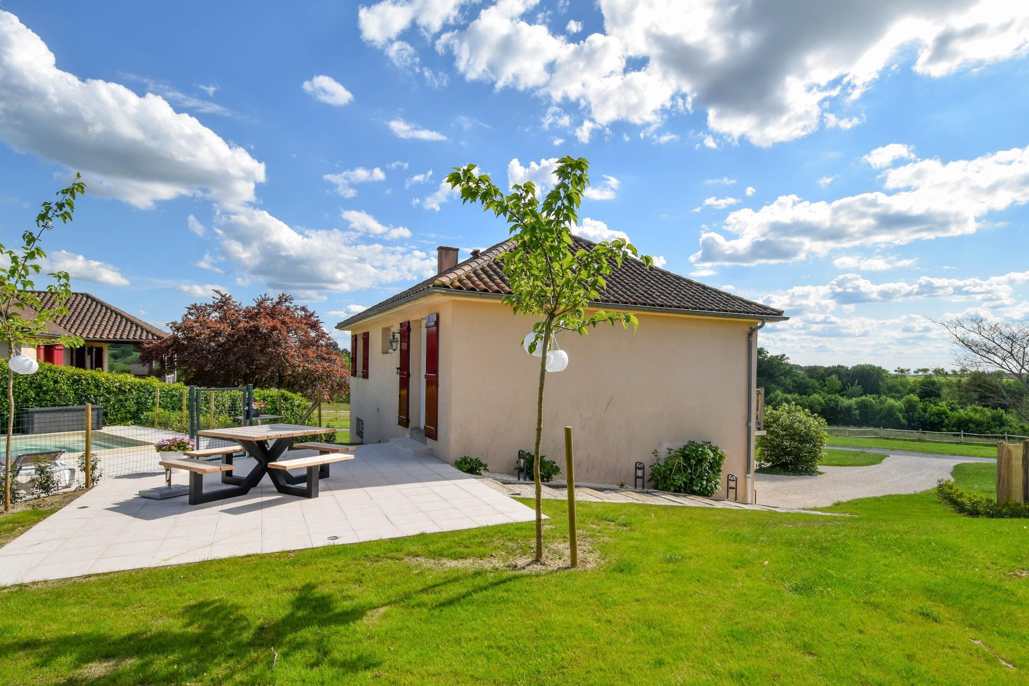 Pavillon le Papillon-Tuinen zomer