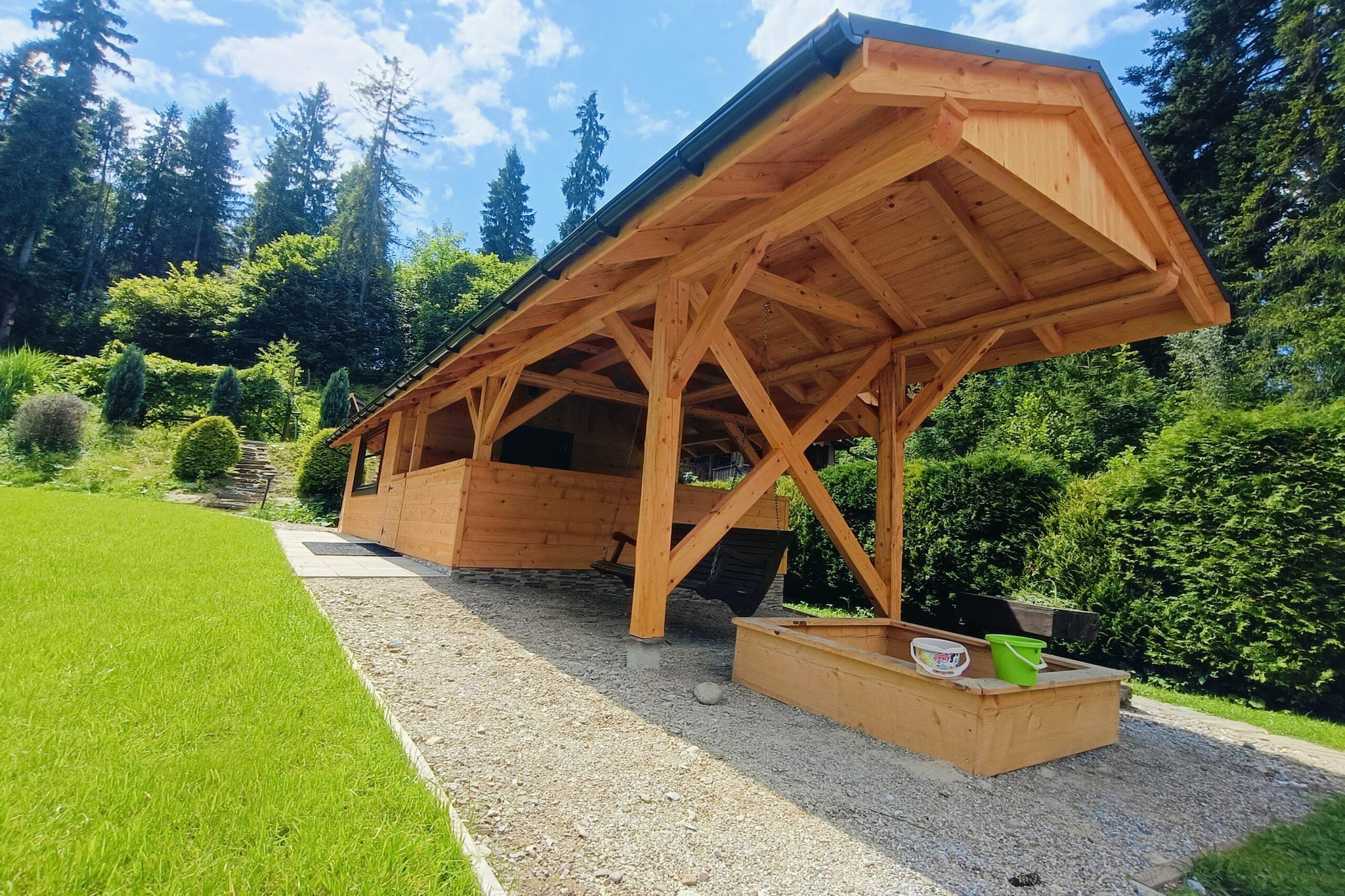 Domek pod Howyzem-Tuinen zomer