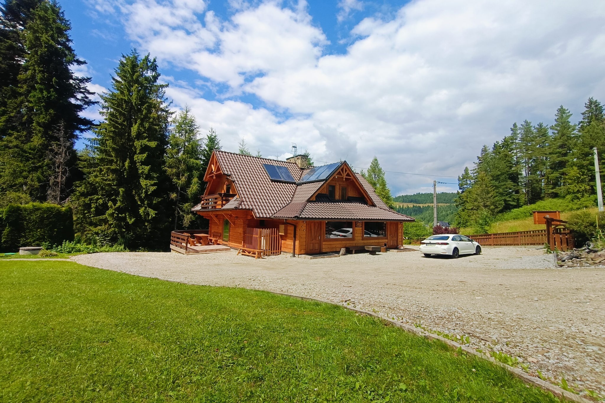 Domek pod Howyzem-Tuinen zomer