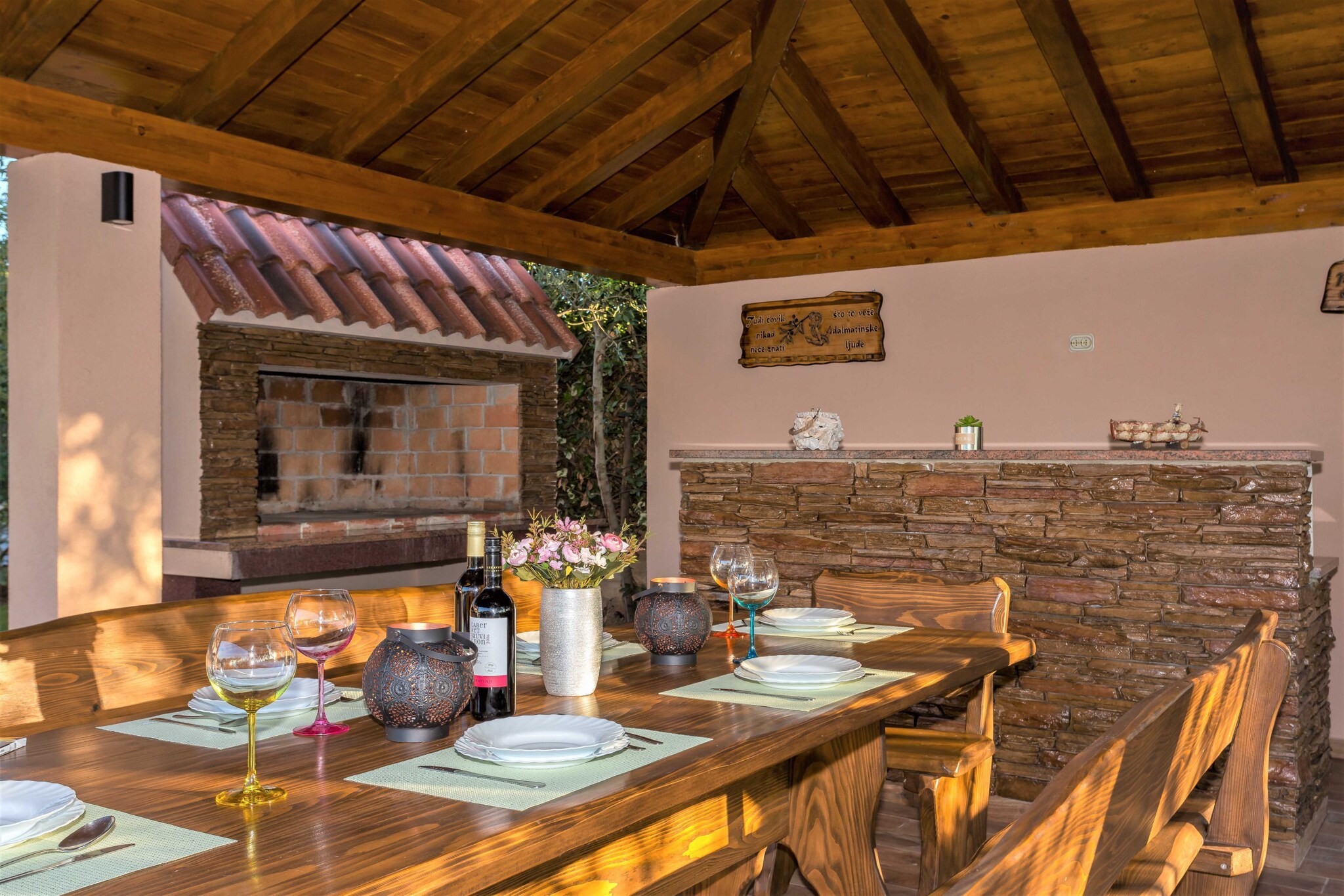 Villa Simone with private pool - Eetkamer