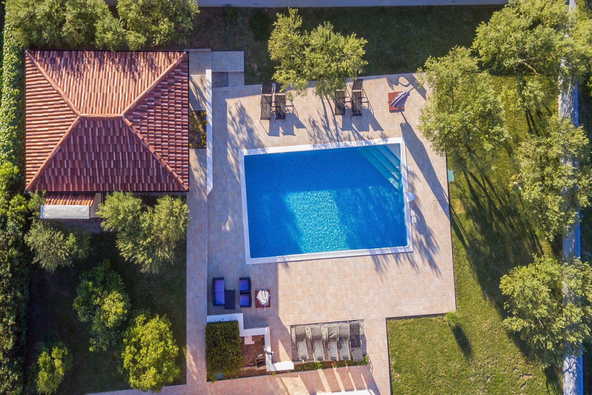 Villa Simone with private pool - Buitenkant zomer