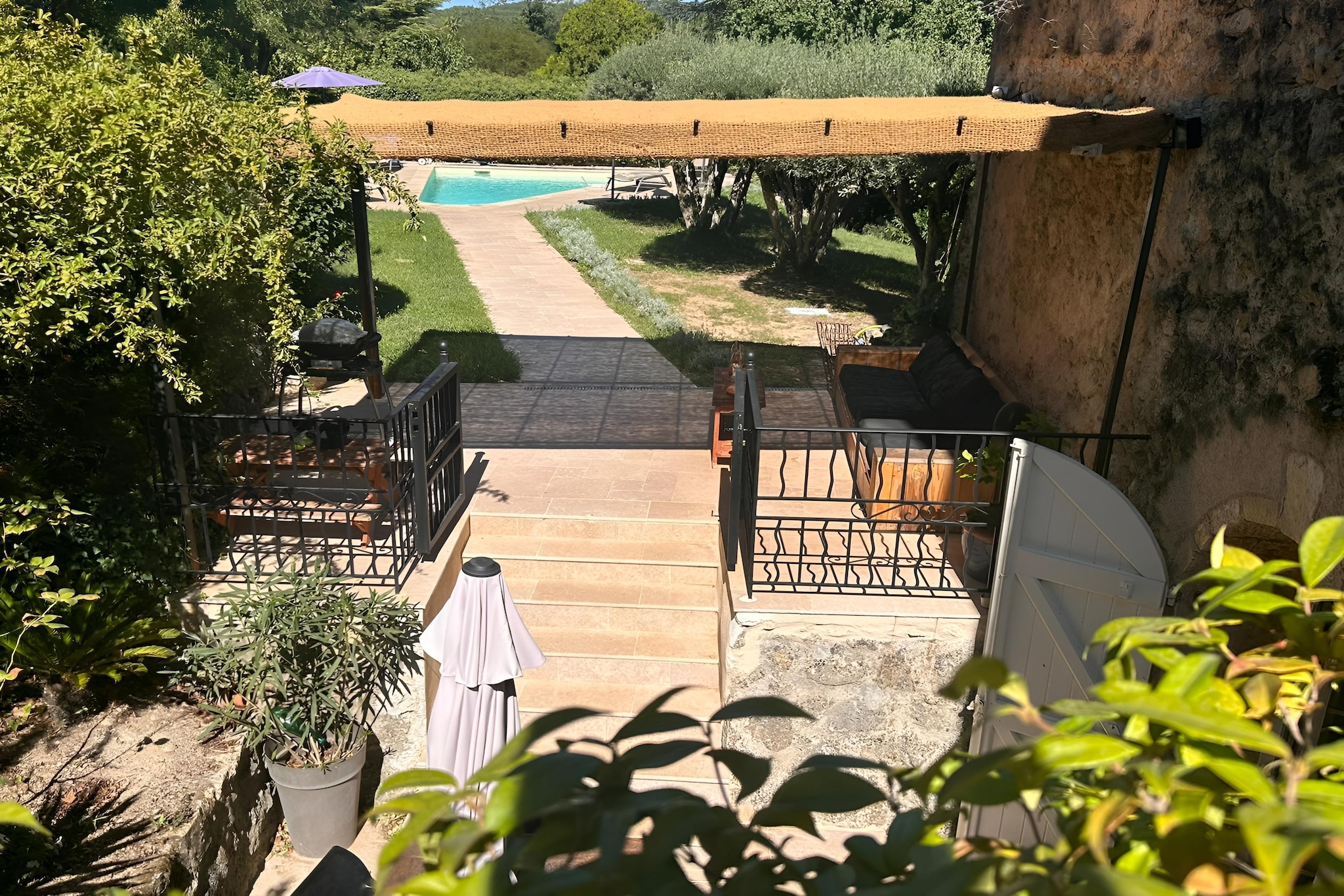 Villa Moulin-Garten Sommer