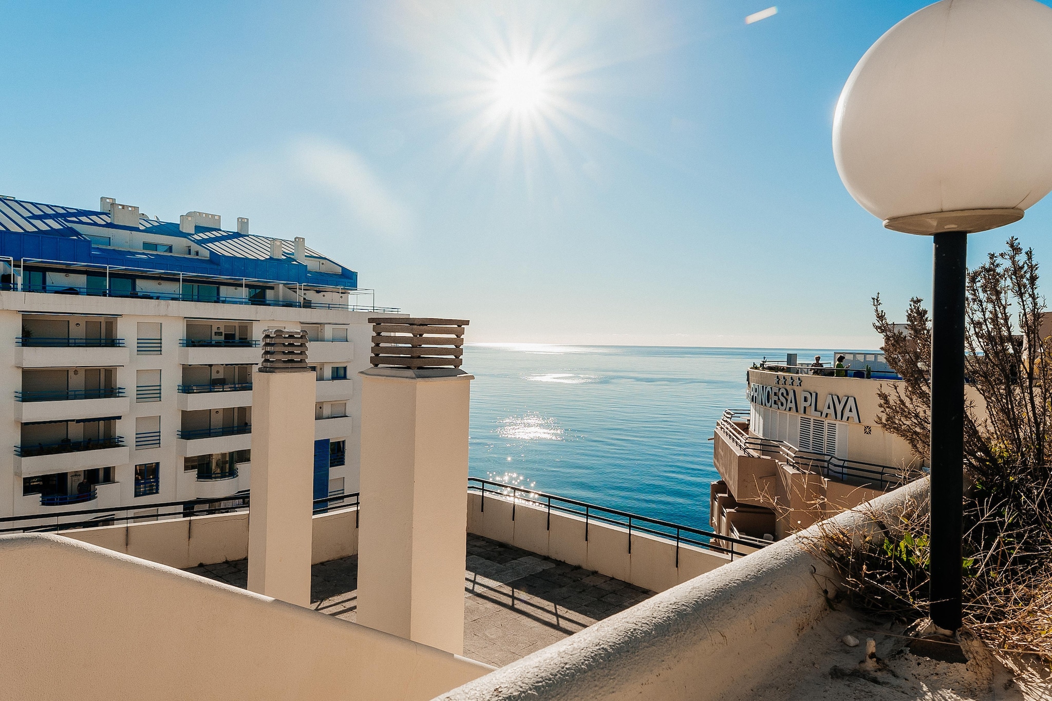 Marbell center-Uitzicht zomer