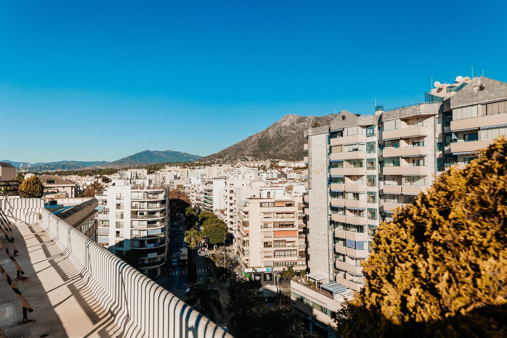 Marbell center-Gebieden zomer 1km