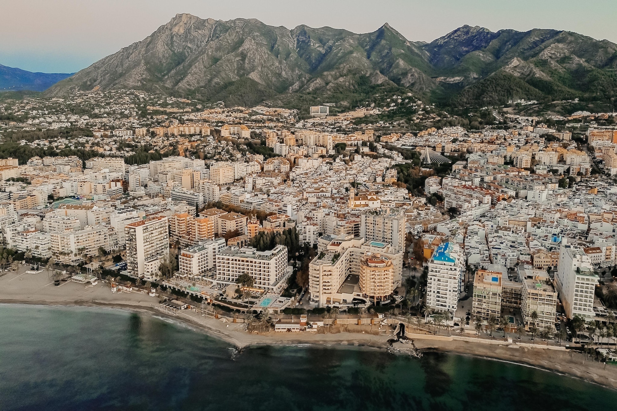 Marbell center-Gebieden zomer 5km