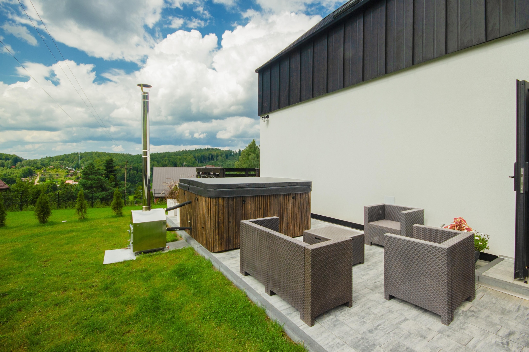 Dom na szczycie dla 4 osób-Spa