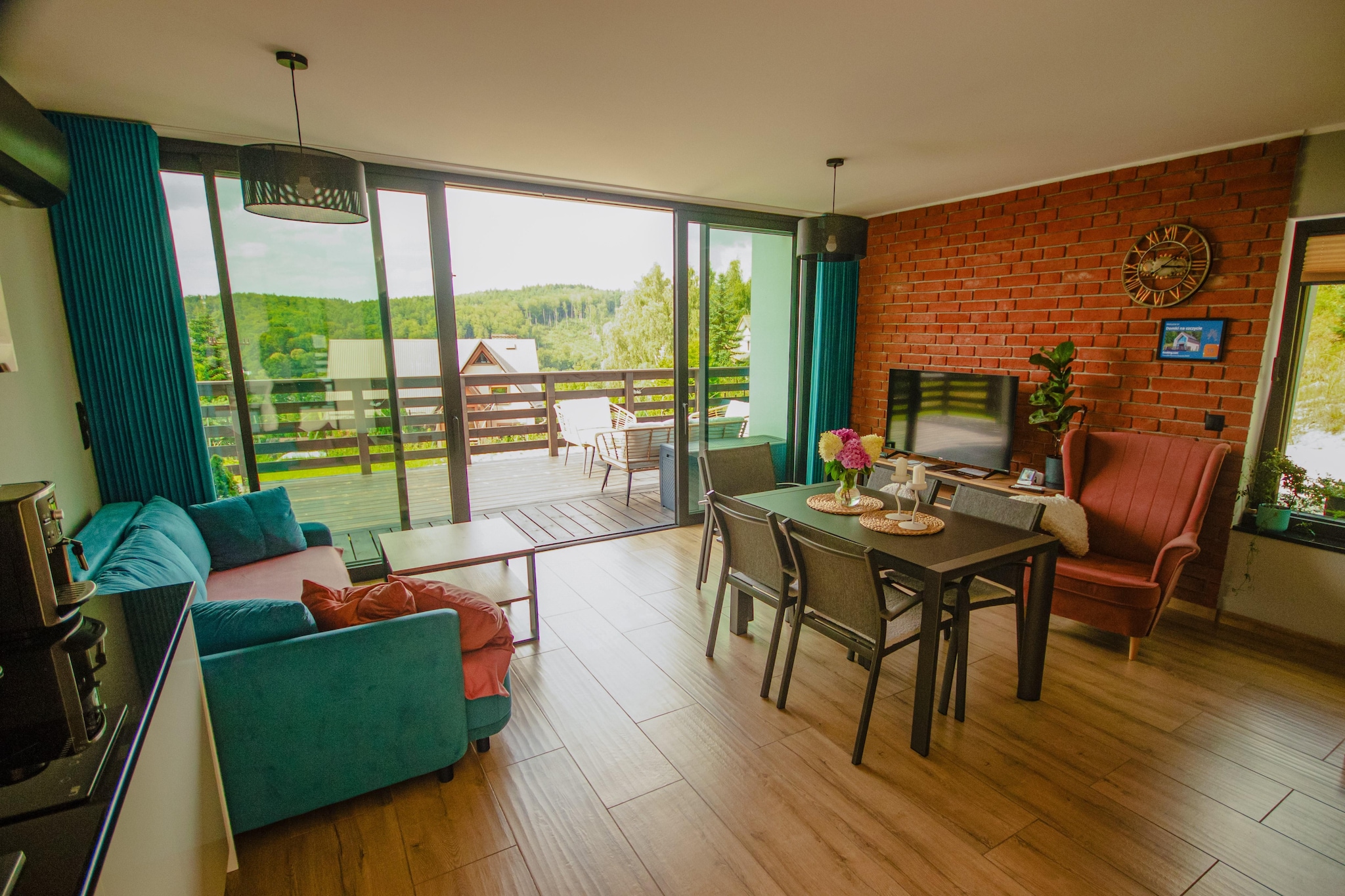 Dom na szczycie dla 6 osób-Woonkamer