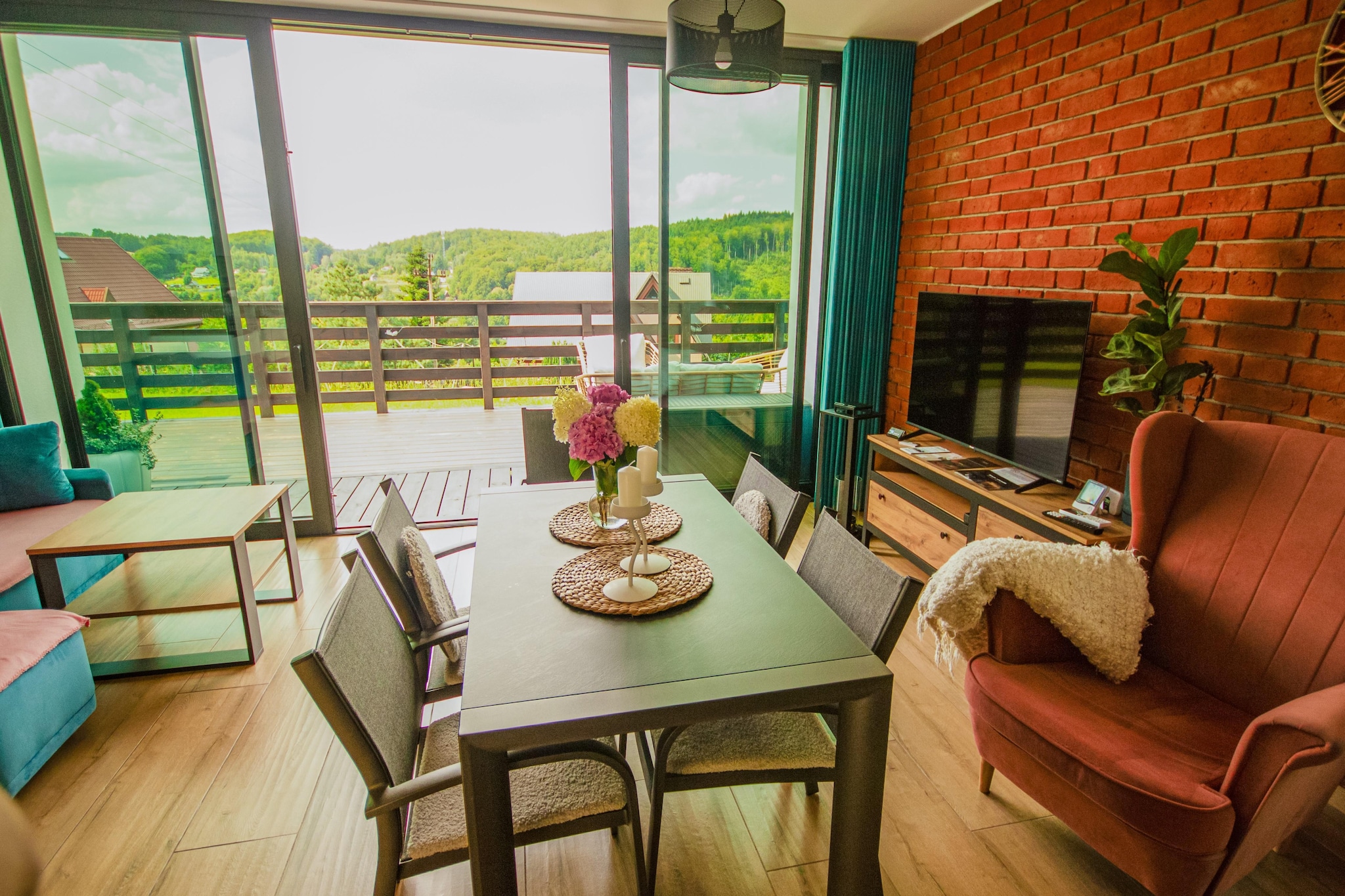 Dom na szczycie dla 6 osób-Woonkamer